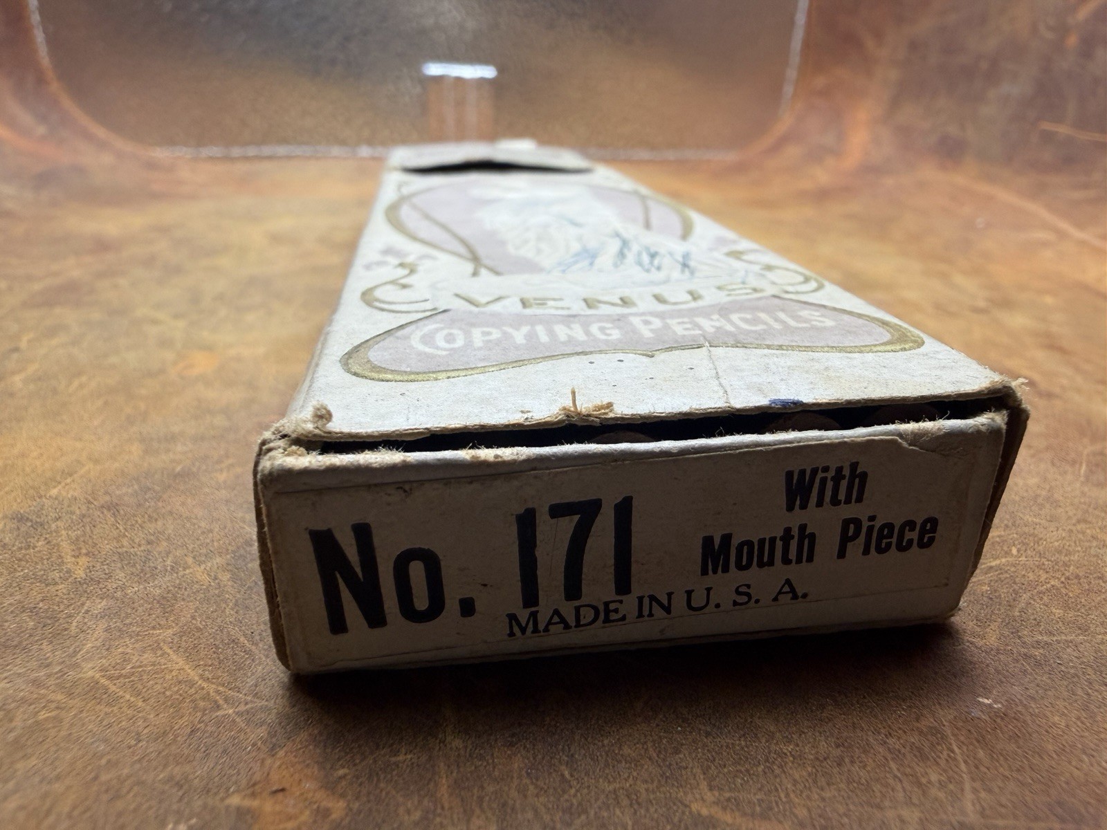 Antique Venus 171 Copying Pencils American Lead Pencil Co Box Mouthpiece 7pc