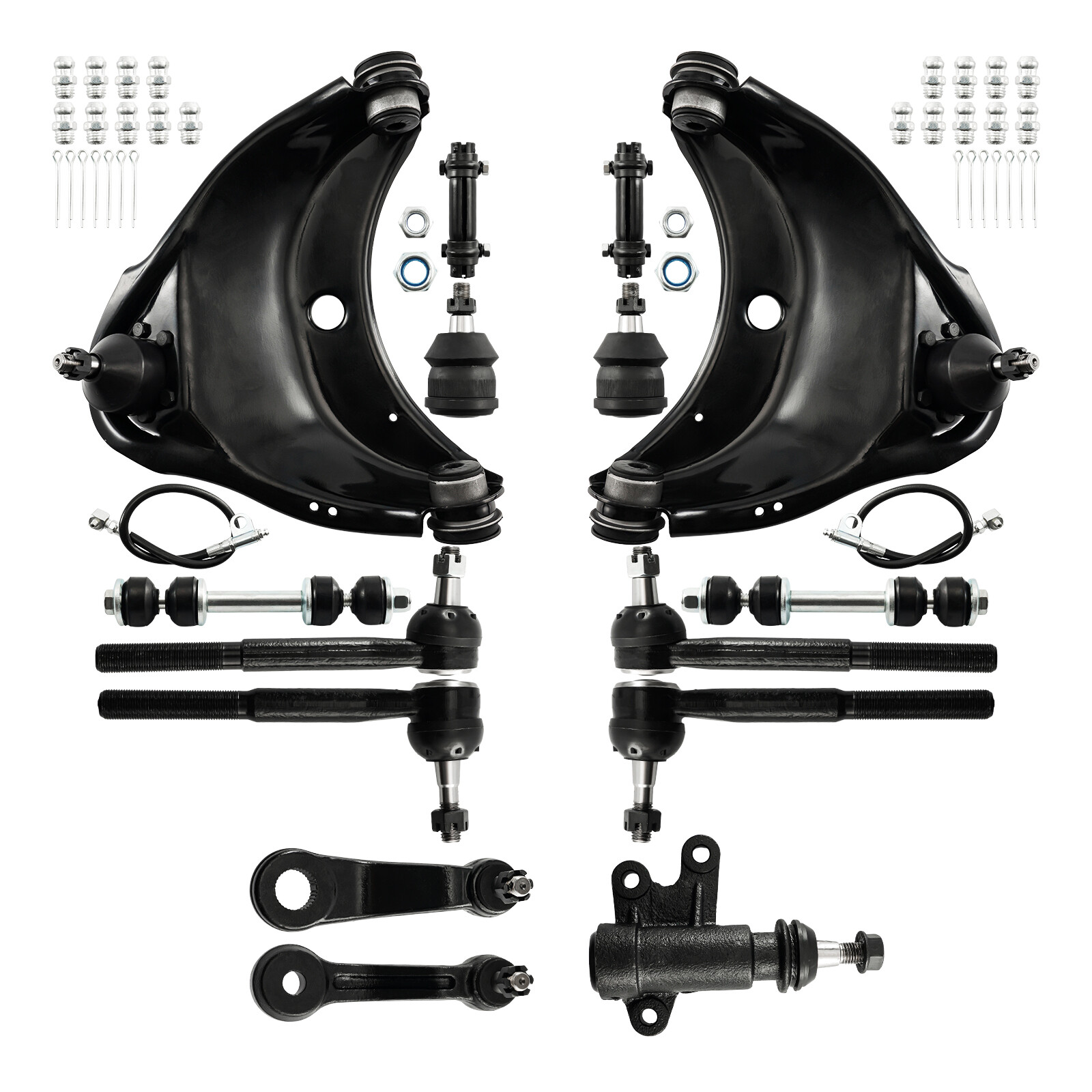 15Pc Complete Front Suspension Kit for Chevy & GMC C1500 C2500 Suburban Tahoe