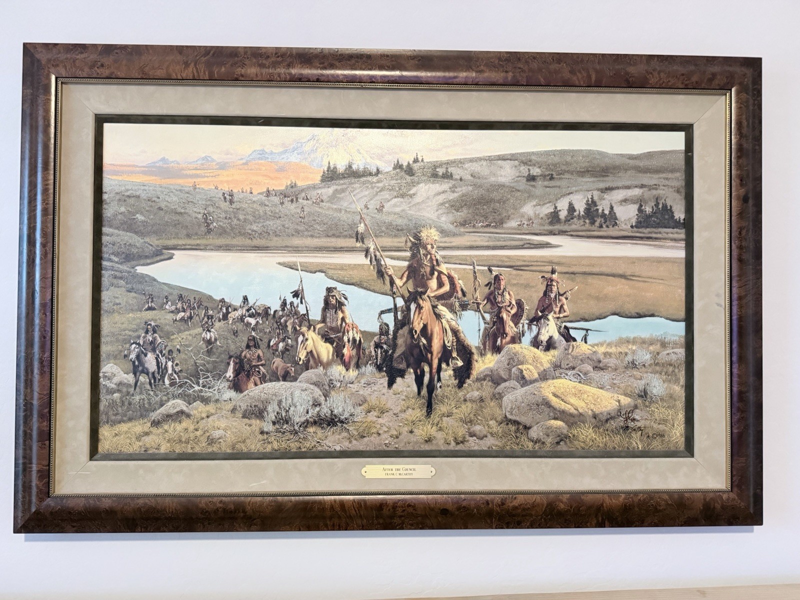 Frank C McCarthy “After The Council” Signed #339/550 Frank C McCarthy “After The Council” Signed #339/550