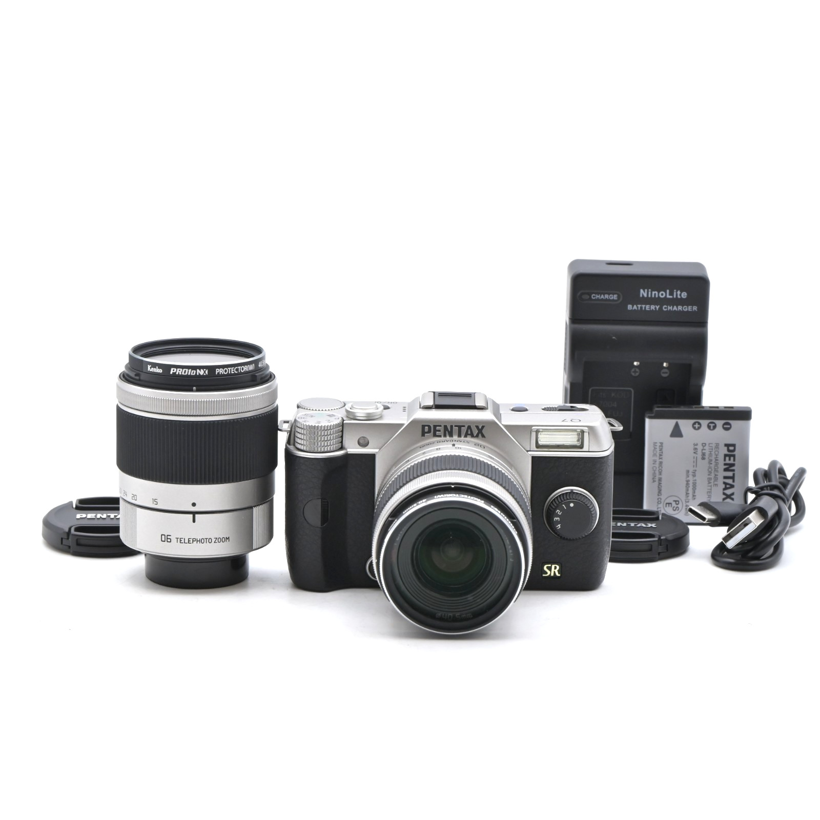 PENTAX Q7 Dual Lens 5-15mm 15-45mm (Shutter Count 124) [Top Mint] US Stock