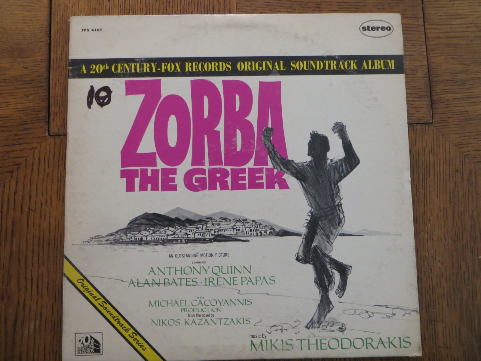 Zorba The Greek (Soundtrack) - 1965 - 20th Century Fox TFS 4167 Vinyl LP VG/VG Zorba The Greek (Soundtrack) - 1965 - 20th Century Fox TFS 4167 Vinyl LP VG/VG
