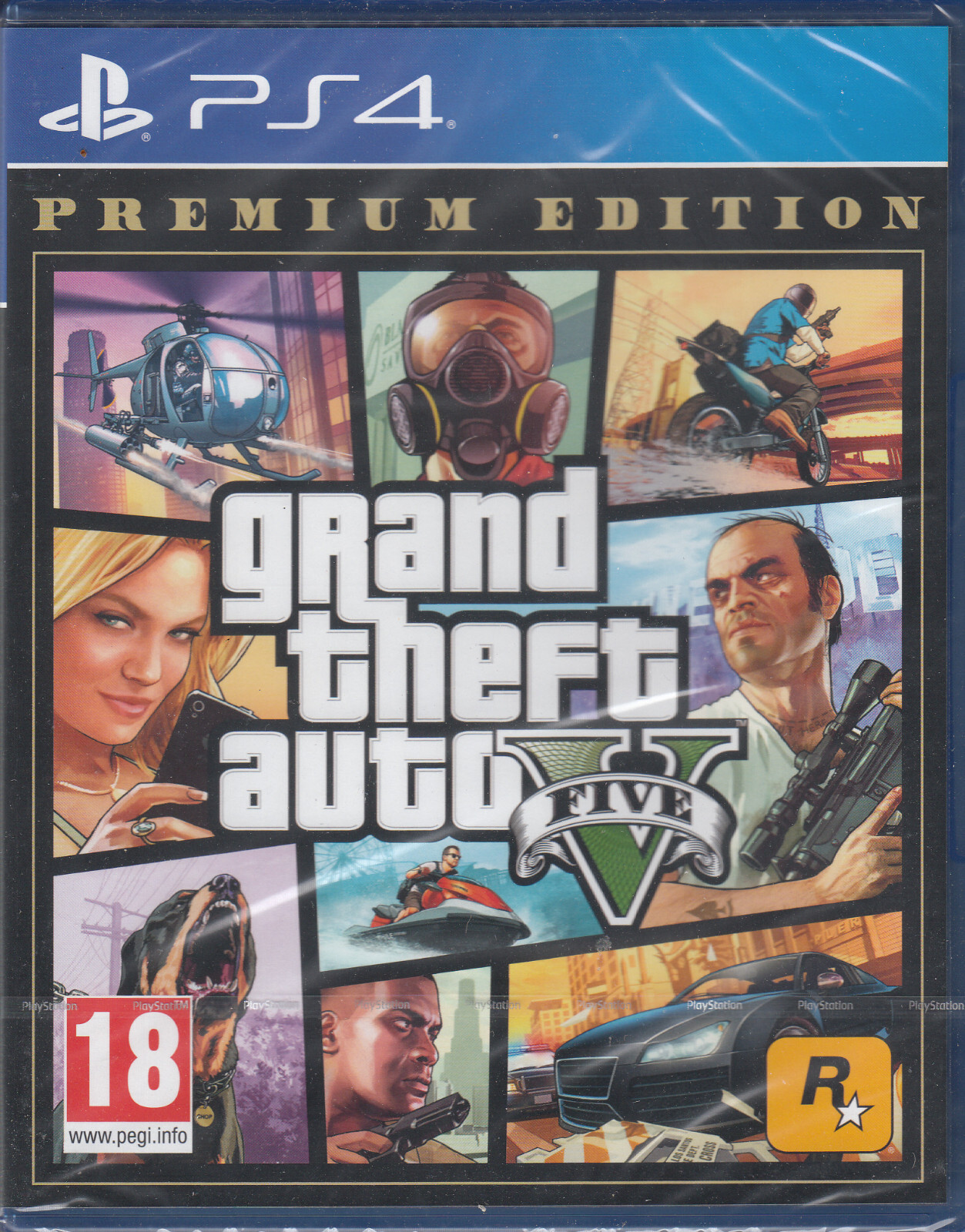 Grand Theft Auto V Premium Edition PS4 Open box in mint condition GTA 5 Rockstar