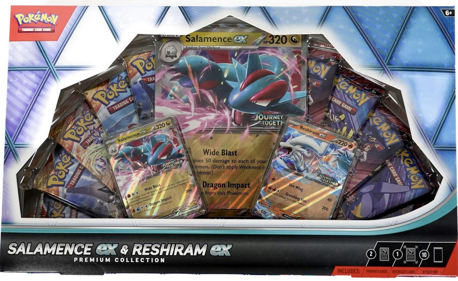 🔥Pokémon TCG Salamence ex Reshiram ex Premium Collection Factory Sealed NEW🔥 🔥Pokémon TCG Salamence ex Reshiram ex Premium Collection Factory Sealed NEW🔥