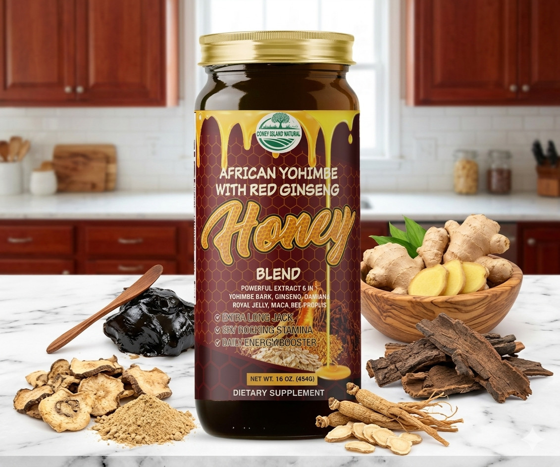 African Yohimbe POTENT HONEY 16 OZ Made in USA