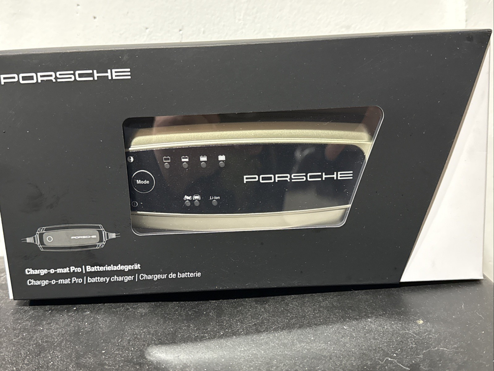 Porsche OEM Battery Maintainer & Charger w/ Alligator Clips Porsche OEM Battery Maintainer & Charger w/ Alligator Clips