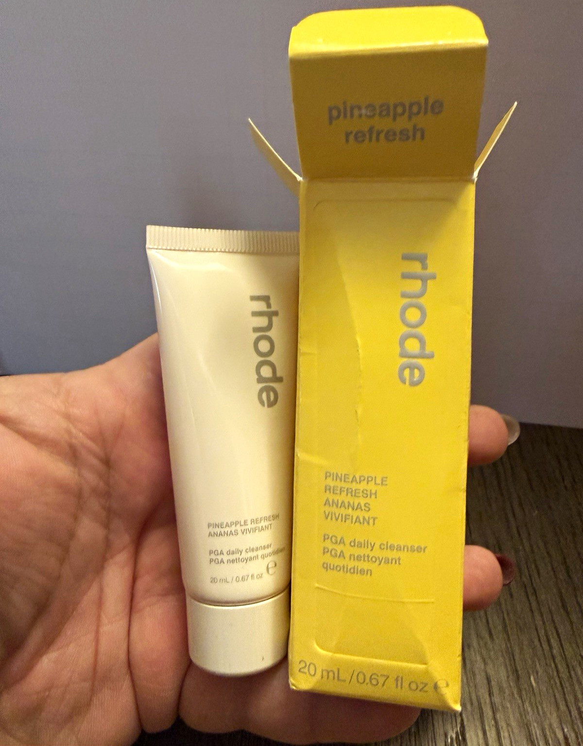 rhode Pineapple Refresh Hydrating Foaming Facial Cleanser, Travel 20 mL rhode Pineapple Refresh Hydrating Foaming Facial Cleanser, Travel 20 mL