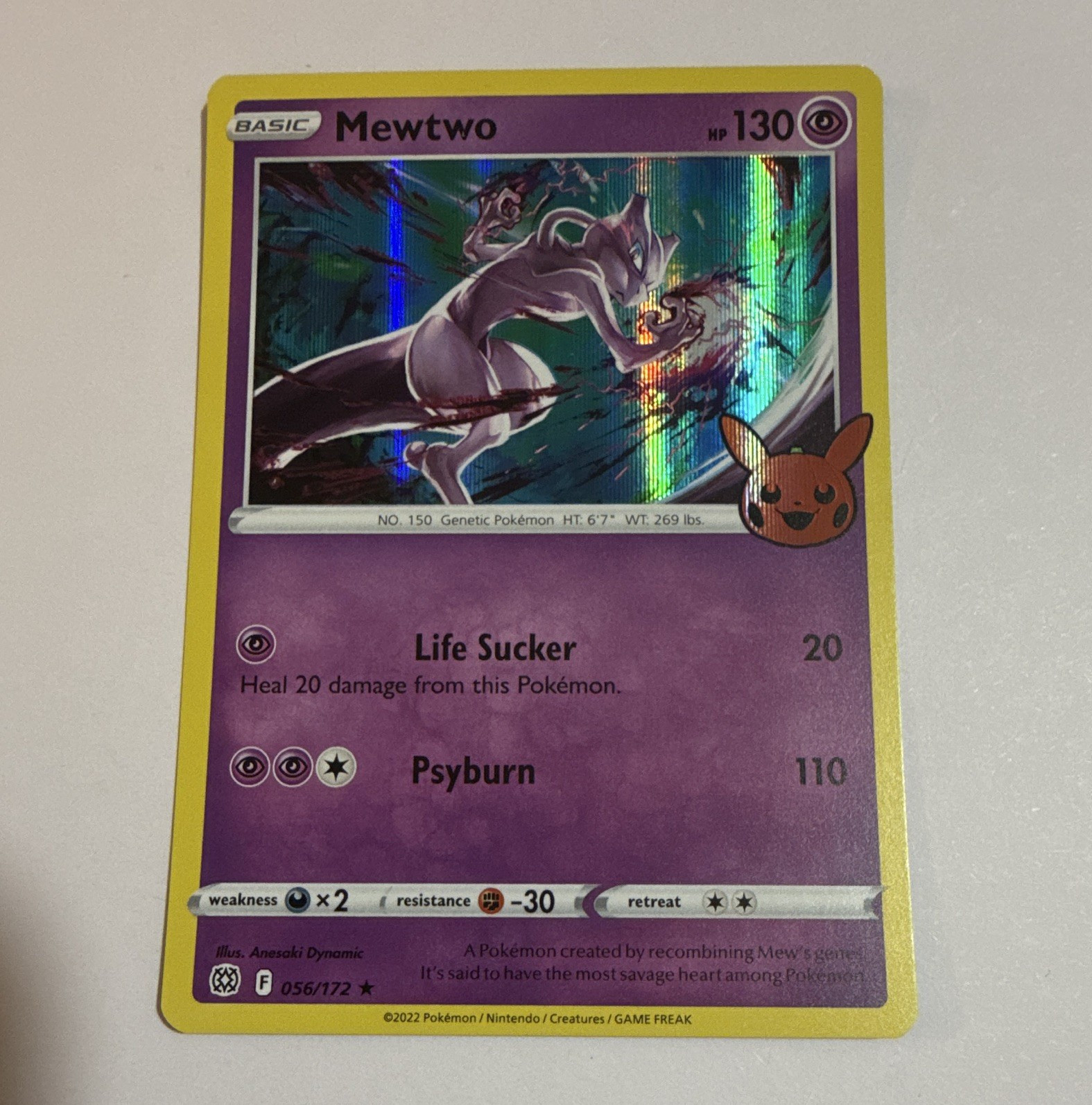Pokemon TCG Mewtwo 056/172 Trick or Trade Holo Promo (English) Pokemon TCG Mewtwo 056/172 Trick or Trade Holo Promo (English)