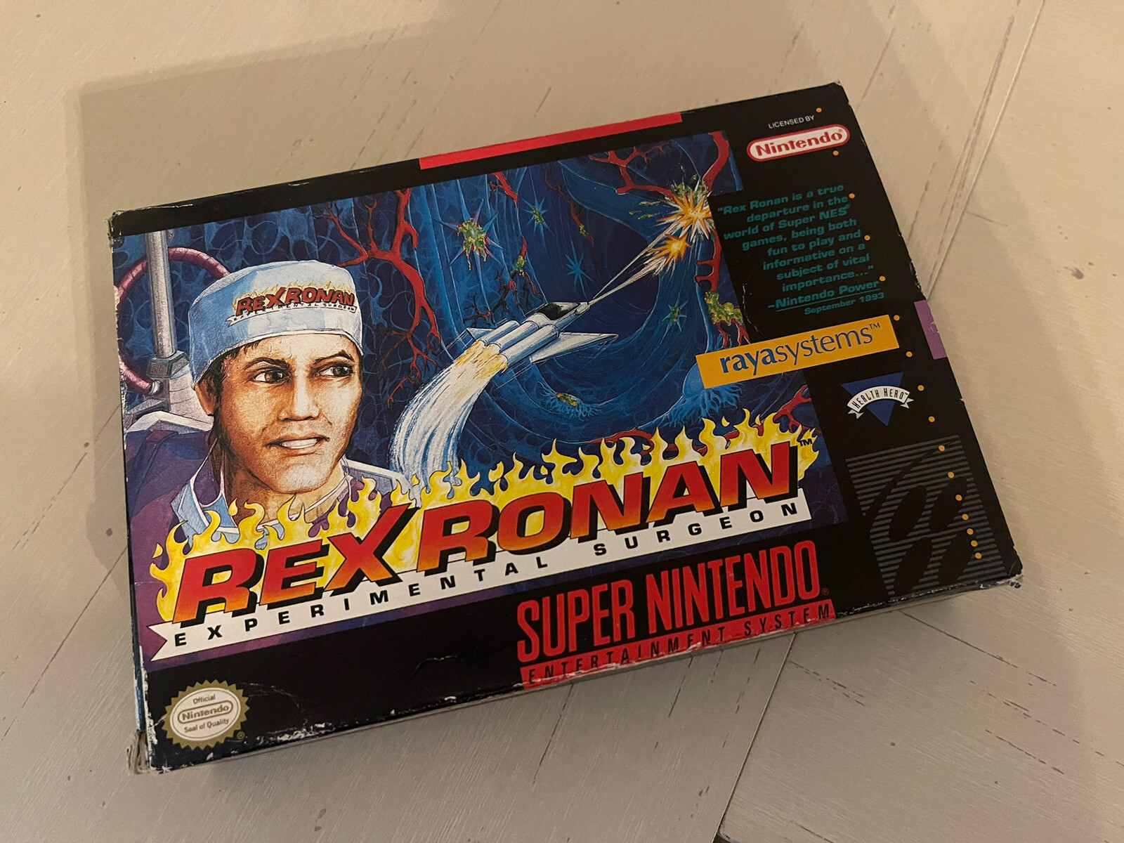 Rex Ronan Experimental Surgeon * Snes Box Only * Super Nintendo Original box Rex Ronan Experimental Surgeon * Snes Box Only * Super Nintendo Original box