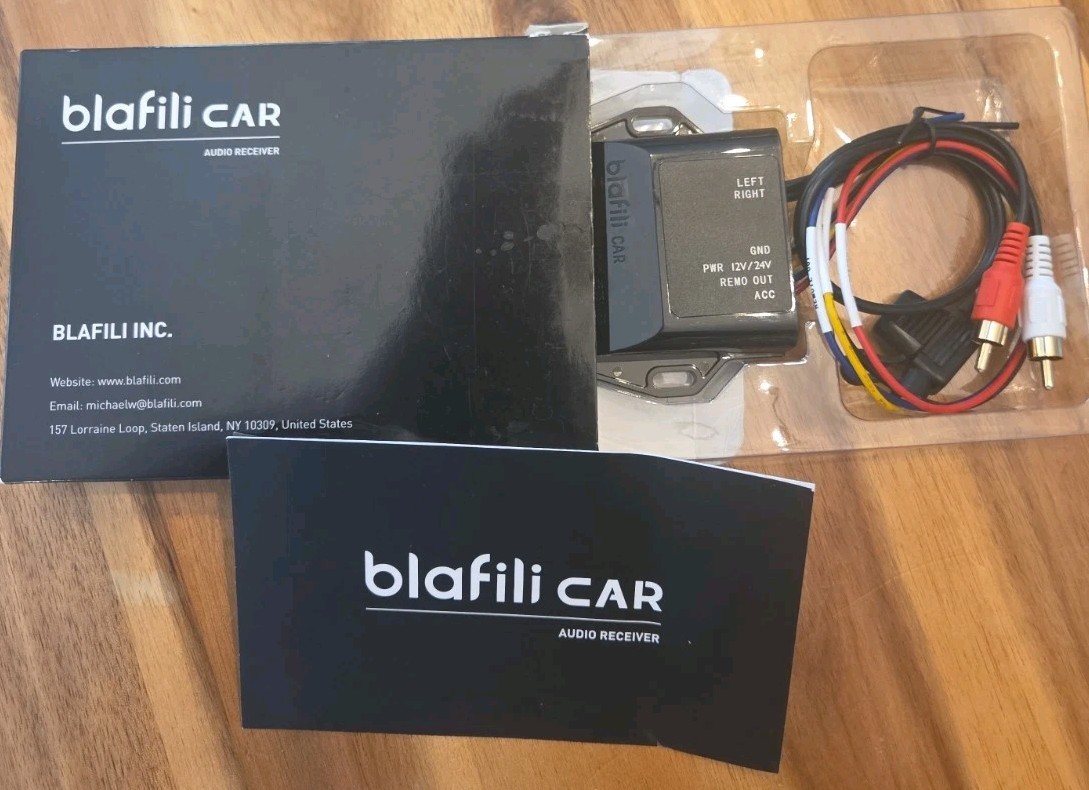 🔊New Blafili CAR Boat Bluetooth 5.2 Receiver –aptX Adaptive, HD, AAC, SBC black 🔊New Blafili CAR Boat Bluetooth 5.2 Receiver –aptX Adaptive, HD, AAC, SBC black