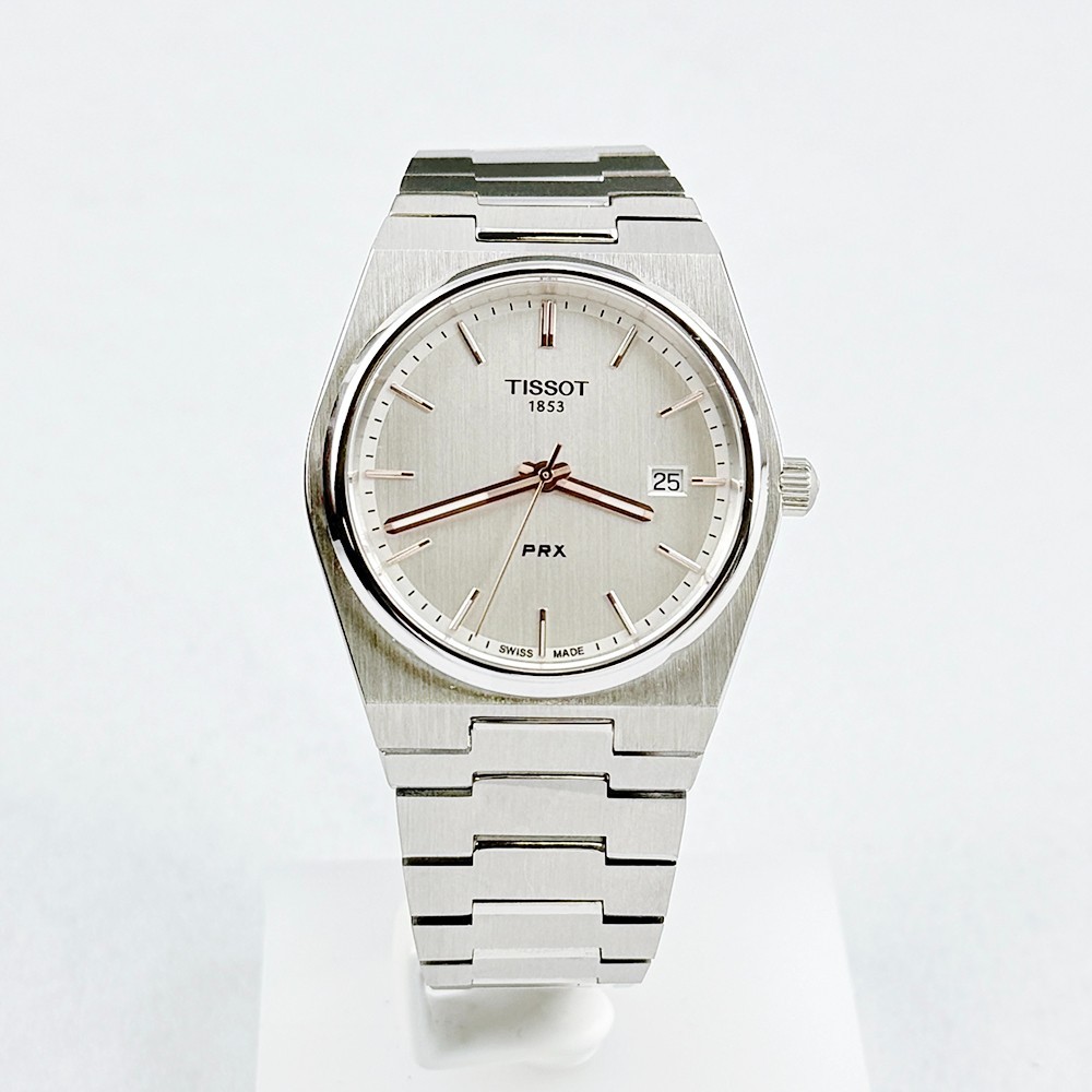 Tissot PRX 40mm Men\'s Quartz Silver Dial Stainless Watch T137.410.11.031.00