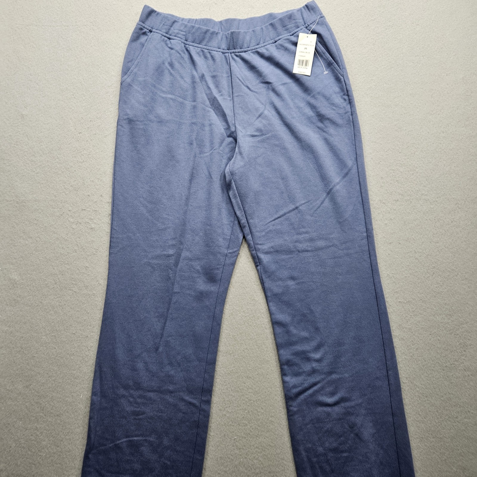 Kim Rogers Women\'s Size Medium Canal Blue Pull-On Pants NWT