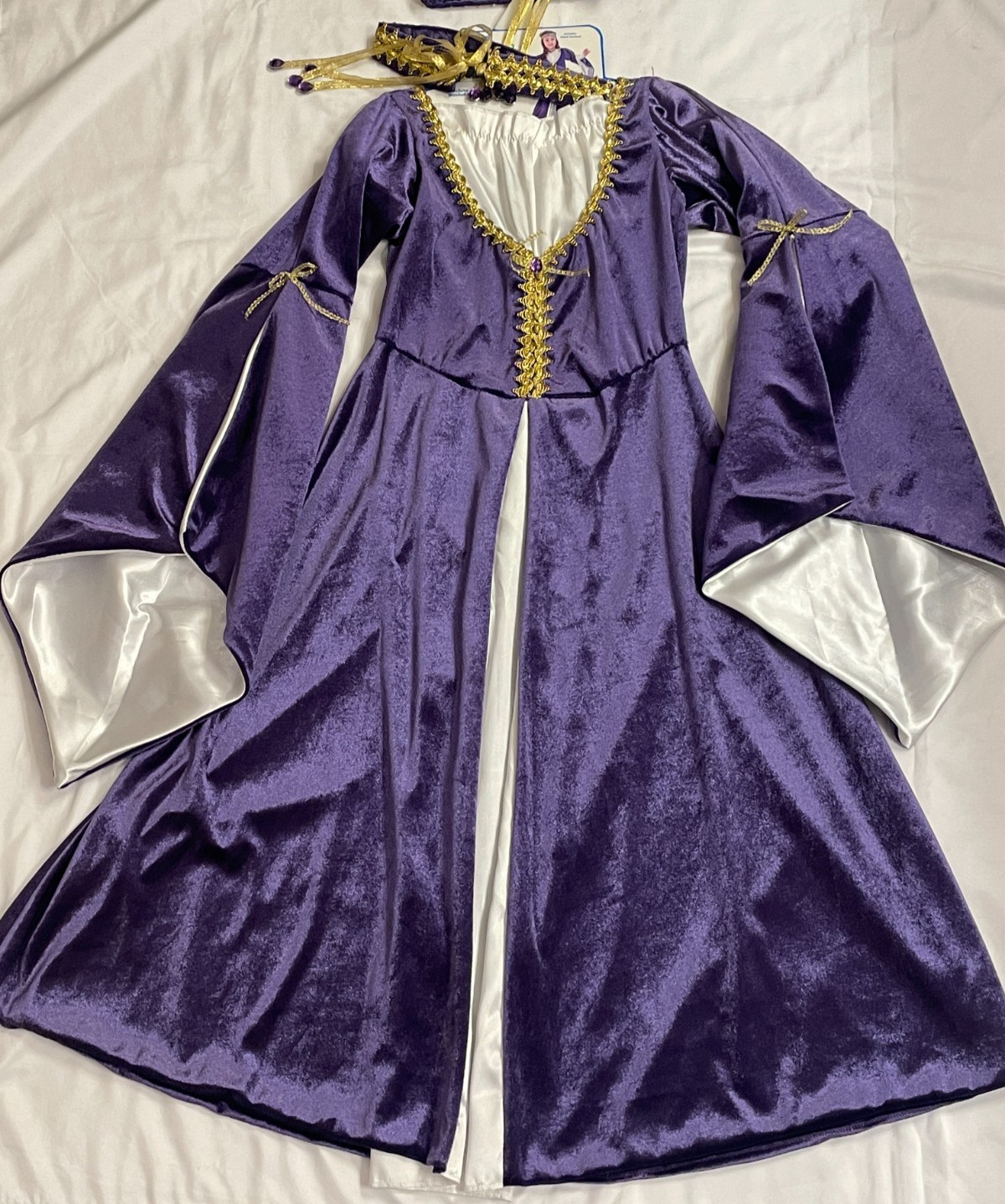 NWT Imaginarium Princess Costume Dress Up Age 3-6 Purple