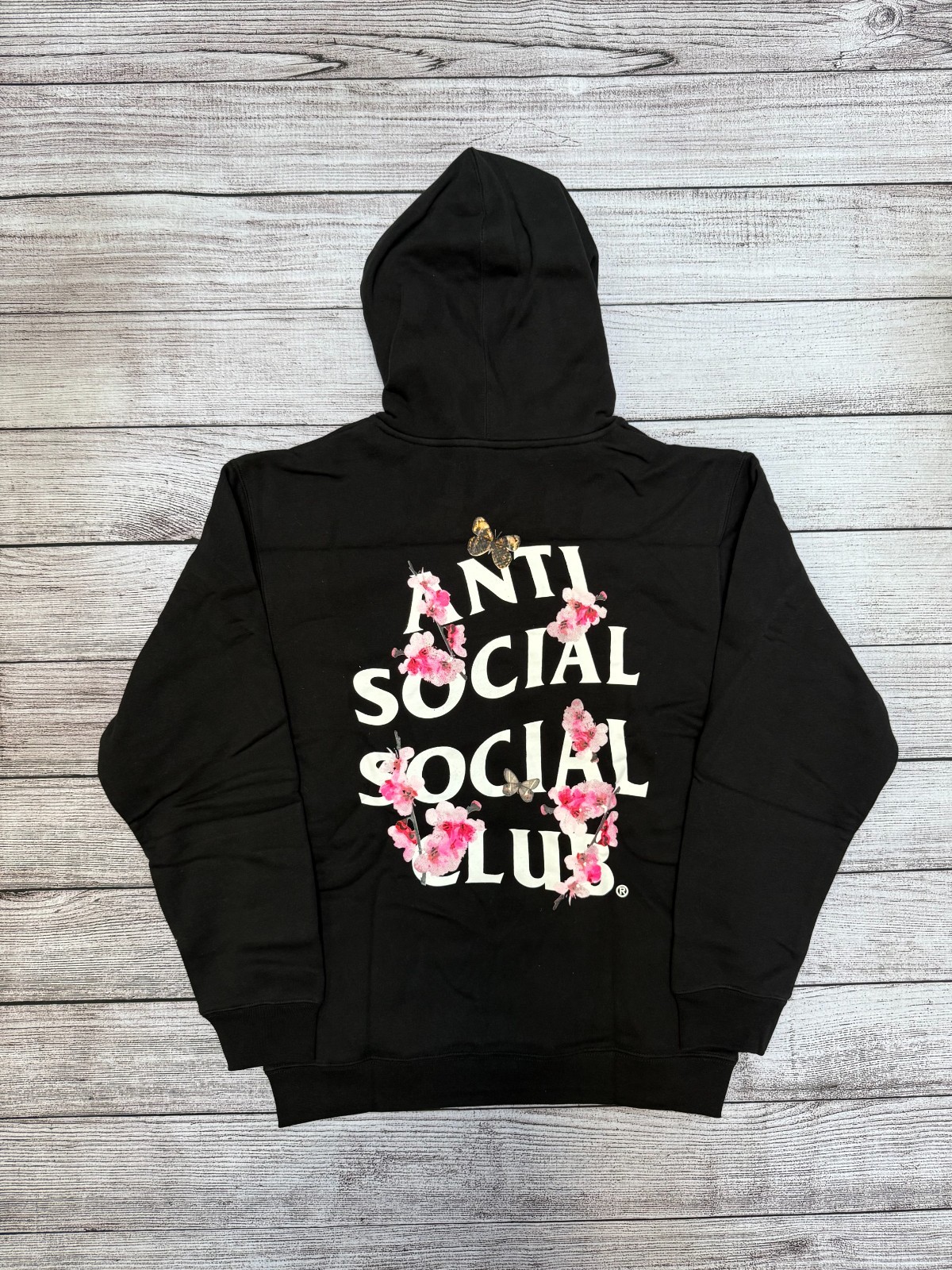 NEW Anti Social Social Club Kkoch Hoodie Black Size S-XL 
