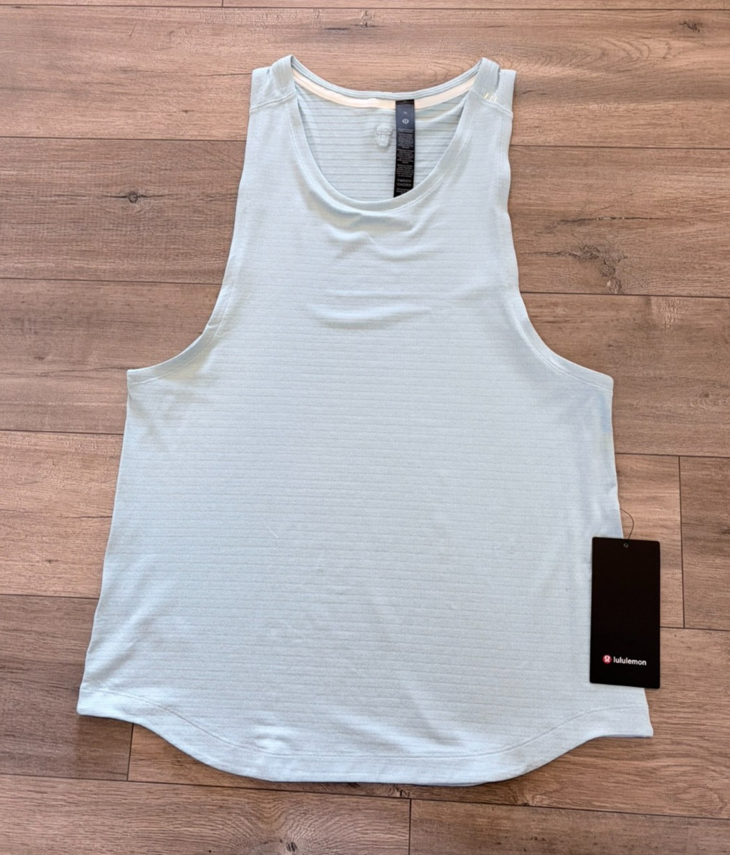 LULULEMON License To Train Tank Top Mens M Monaco Blue Mesh Strips Quick Dry LULULEMON License To Train Tank Top Mens M Monaco Blue Mesh Strips Quick Dry