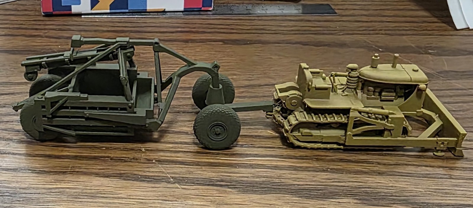 One HO 1/87 scale LeTourneau towed scraper A Nelson Modelworks exclusive One HO 1/87 scale LeTourneau towed scraper A Nelson Modelworks exclusive