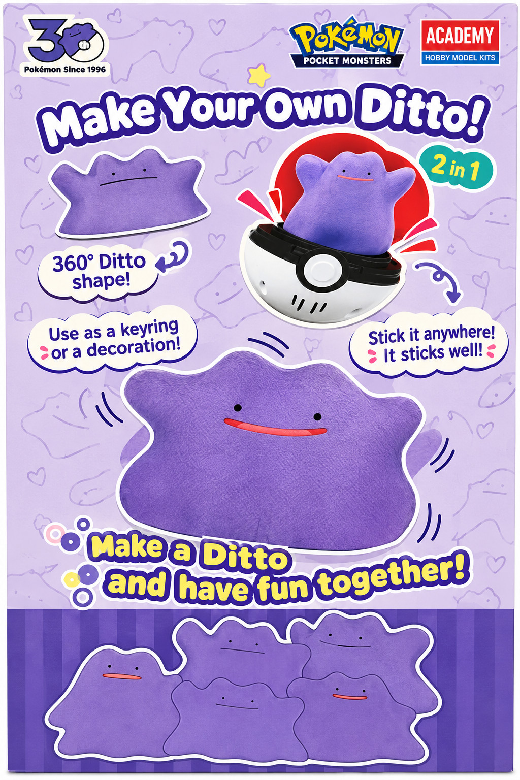 Pokemon Ditto Set of 3 Exclusive Korea Pokemon Ditto Set of 3 Exclusive Korea