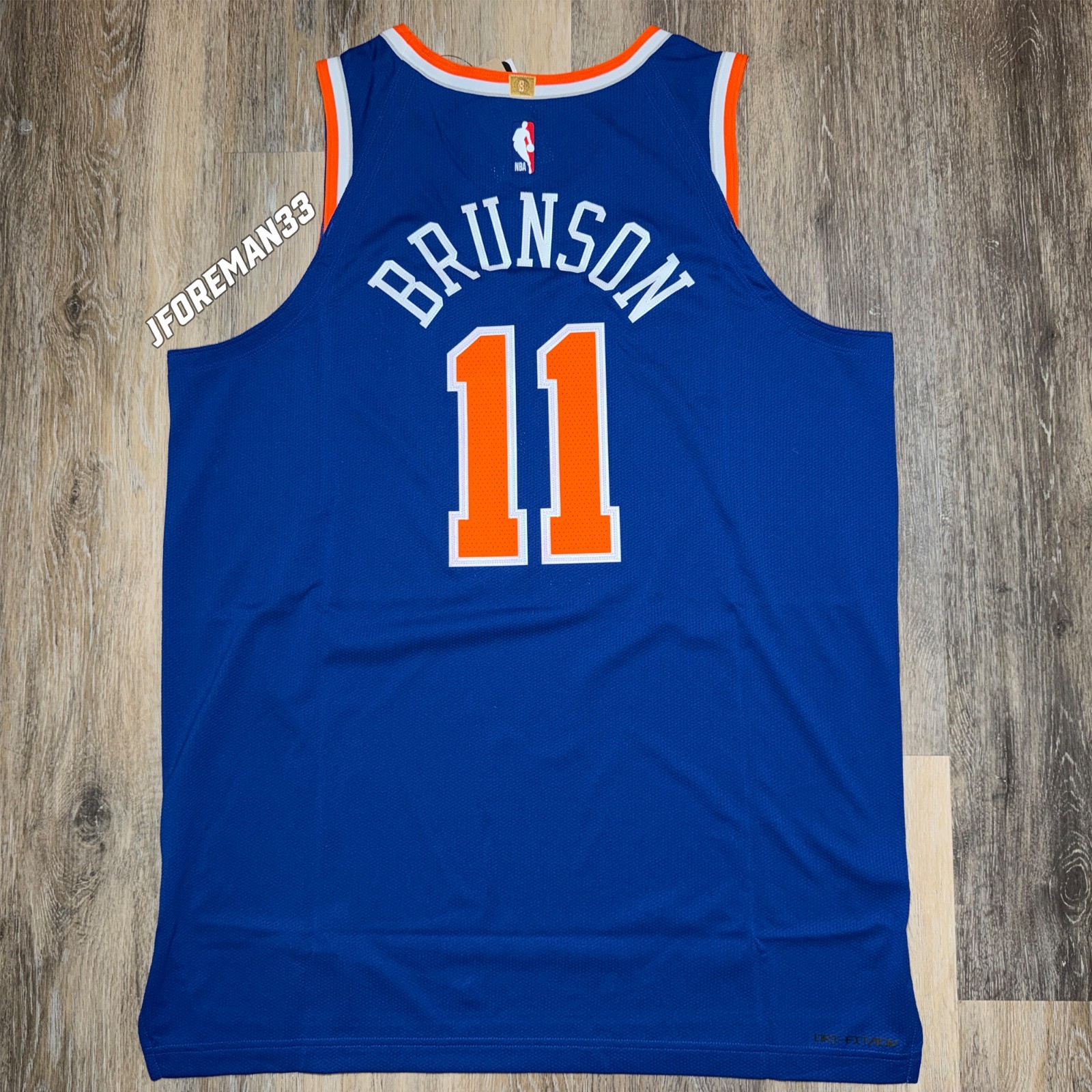 Nike New York Knicks Jalen Brunson Authentic Jersey Icon Edition 3x NBA Finals