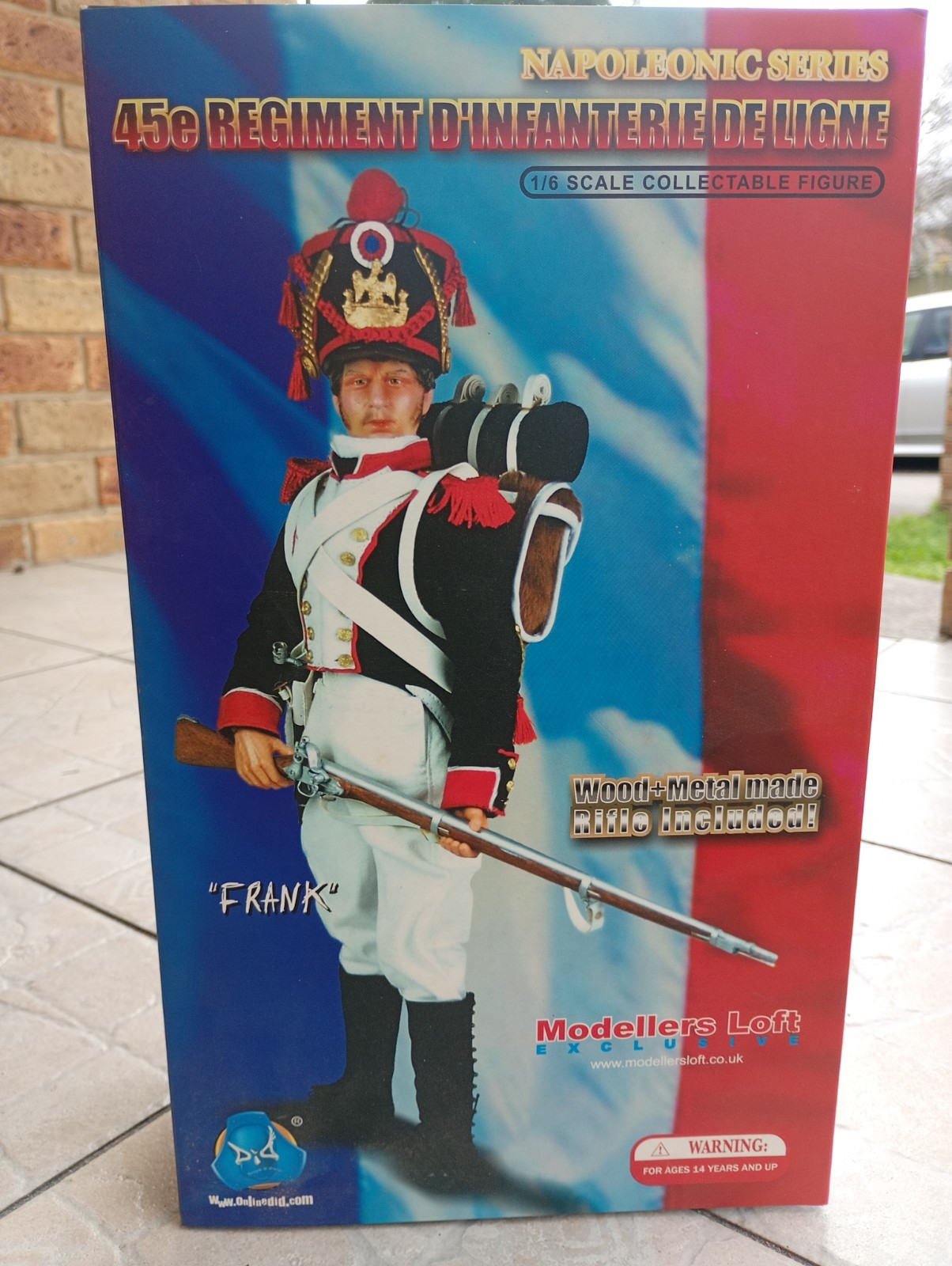 DID  Action Figure  Napoleonic  Series  French Infantry  FRANK  1:6  Scale  NIB