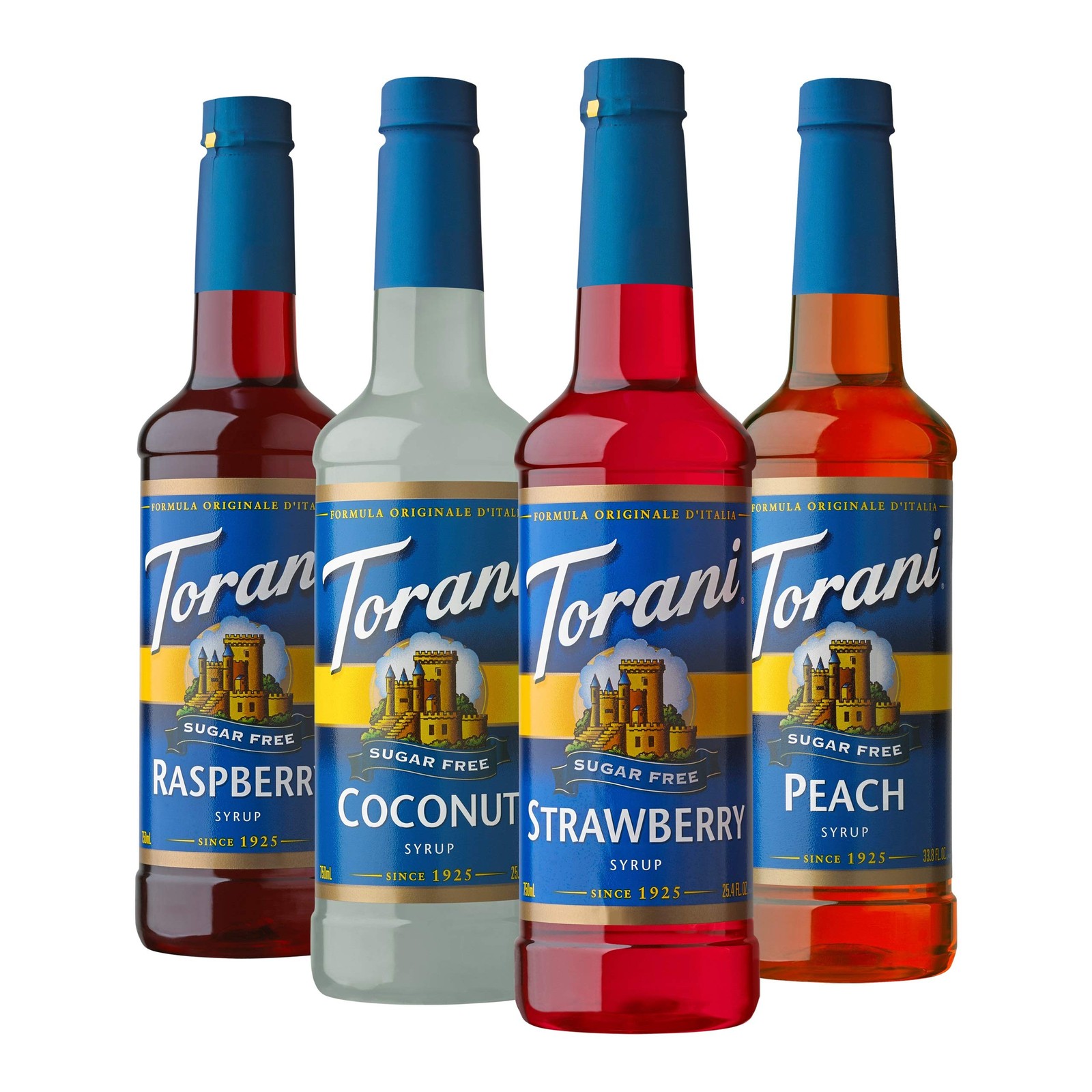 Torani Sugar Free Drink Syrup Soda Flavors 25.4 Fl Oz (Pack of 4), Colorless Torani Sugar Free Drink Syrup Soda Flavors 25.4 Fl Oz (Pack of 4), Colorless