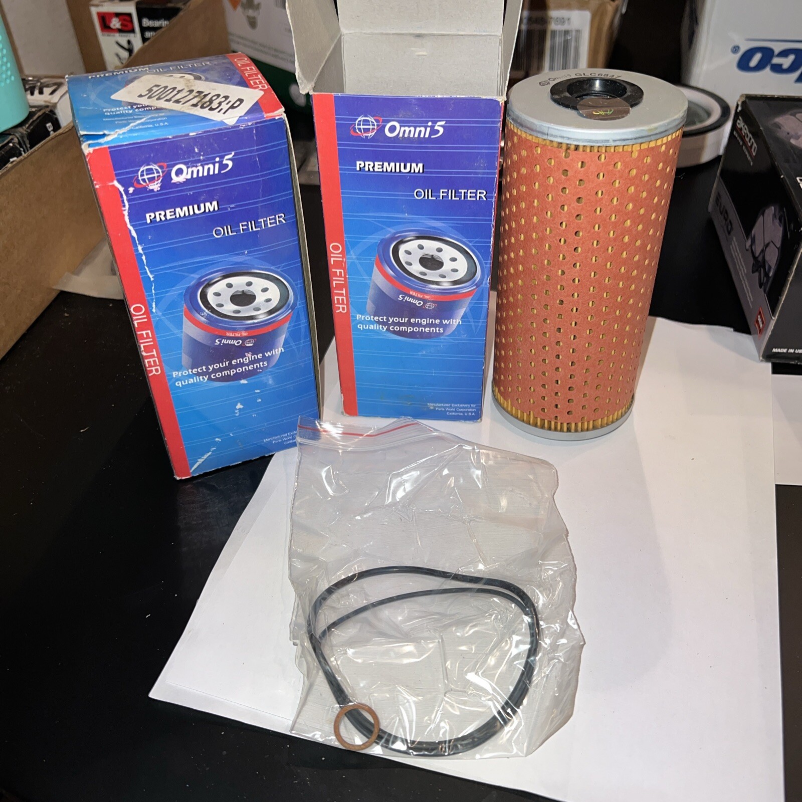 (2) Omni 5 CH6847 Oil Filter Replaces 51246 L34756 P845 LF116 LF3999 85246 P1418