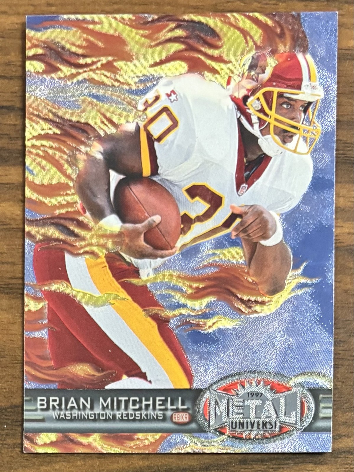 1997 Skybox Metal Universe - Brian Mitchell #154 1997 Skybox Metal Universe - Brian Mitchell #154