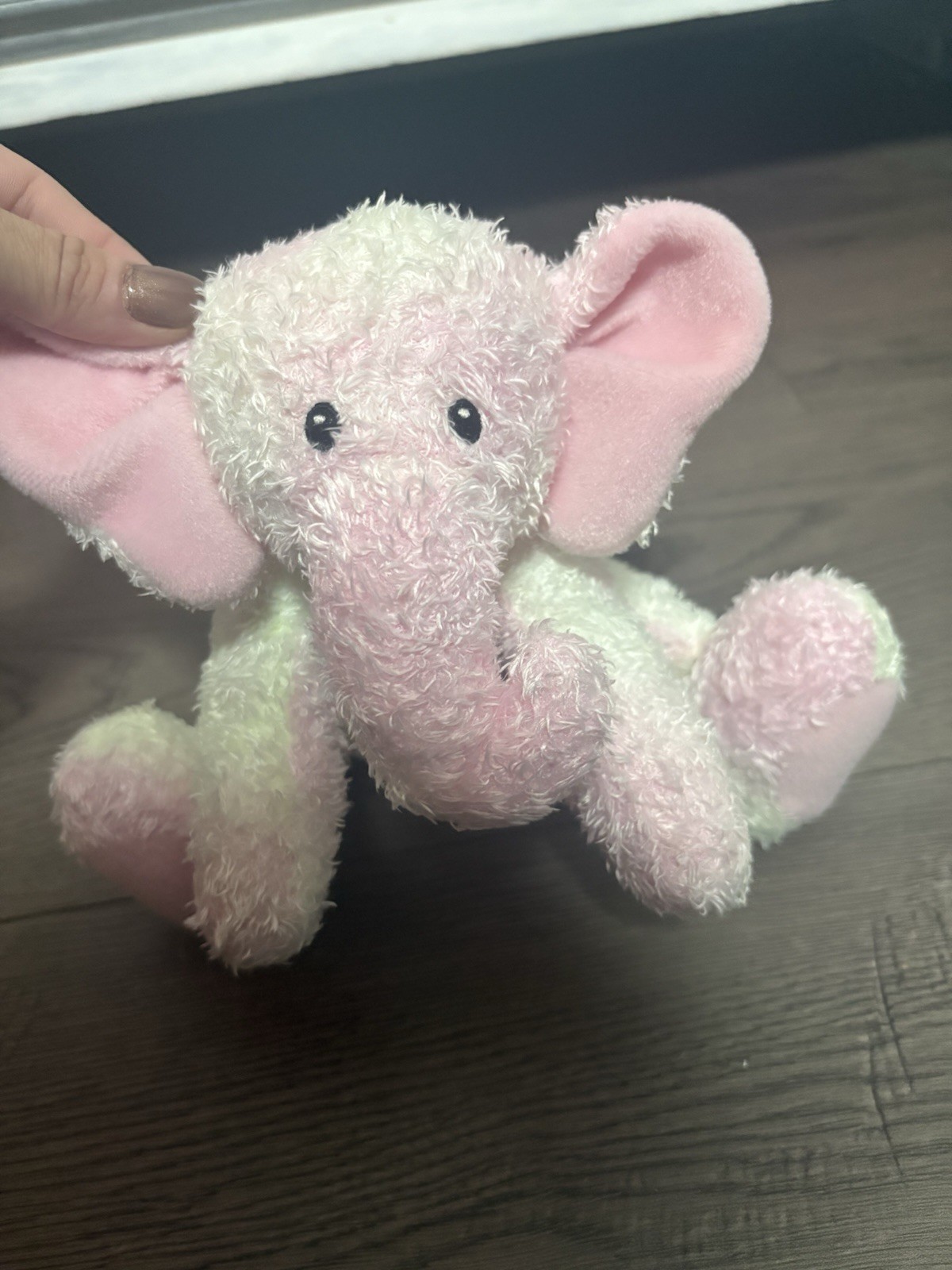 Baby Gund Sprinkles 58118 Pastel Elephant Plush Fuzzy