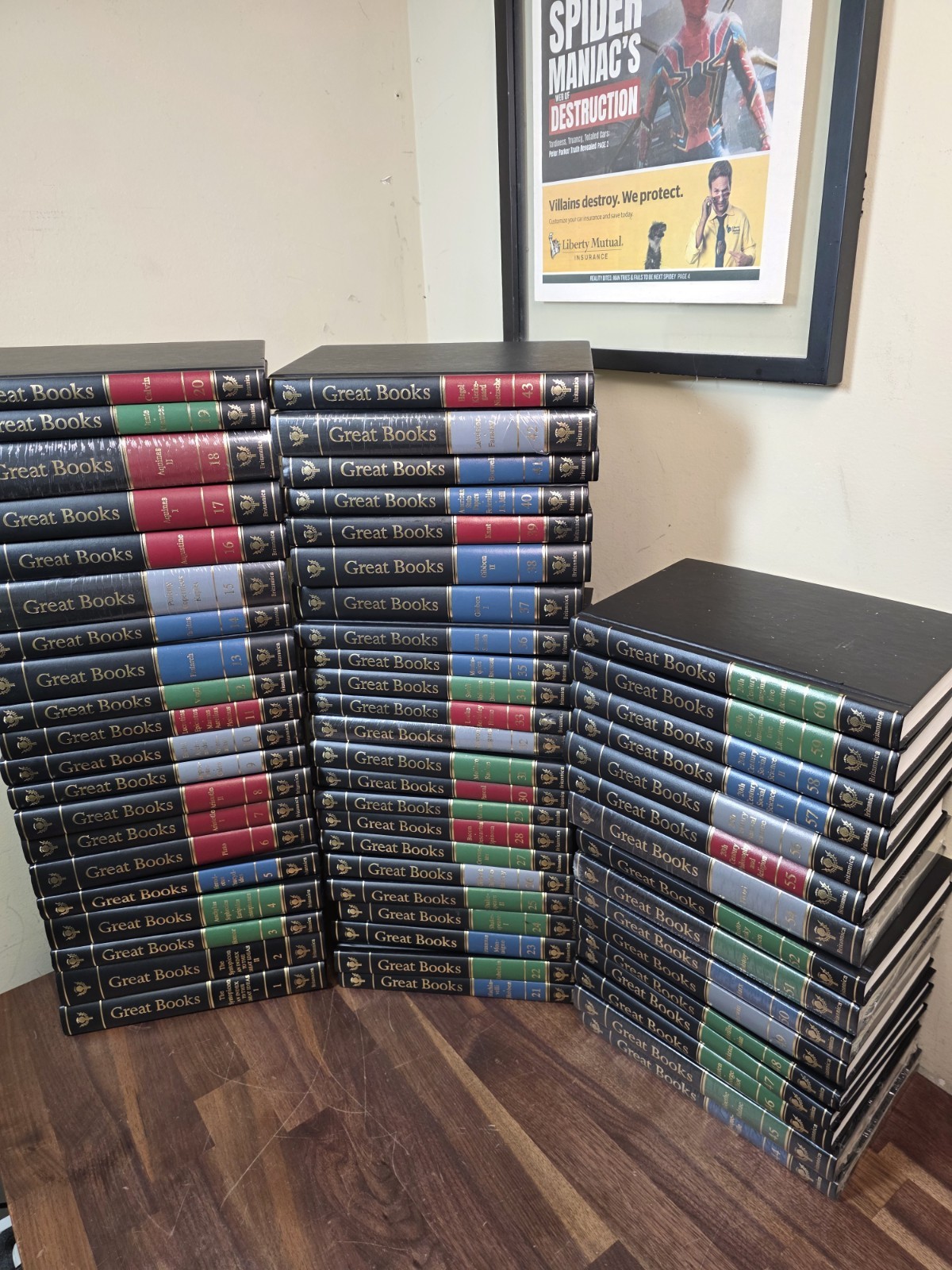 Britannica Great Books Of The Western World Incomplete Set 1-60 MISSING BOOK 53