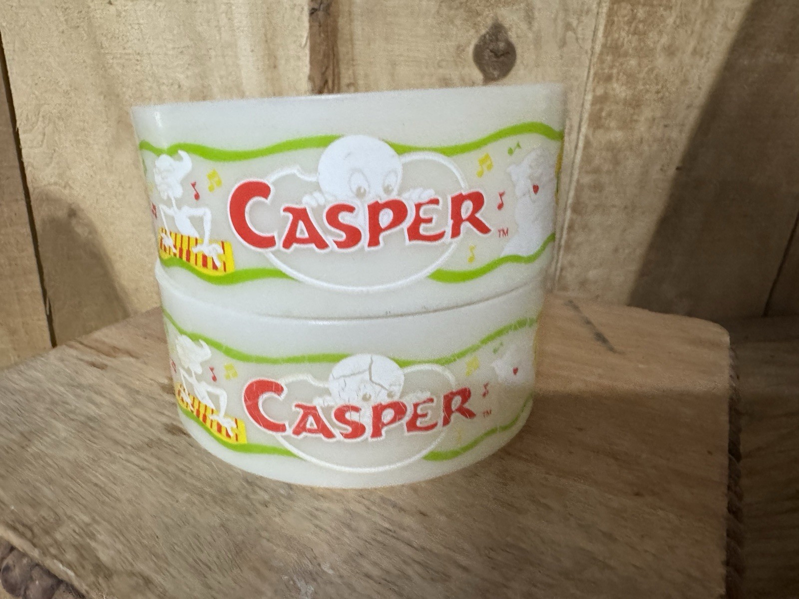 Vintage 1996 Casper the Friendly Ghost Cereal Bowls By Quaker Oats Set of 2 Vintage 1996 Casper the Friendly Ghost Cereal Bowls By Quaker Oats Set of 2