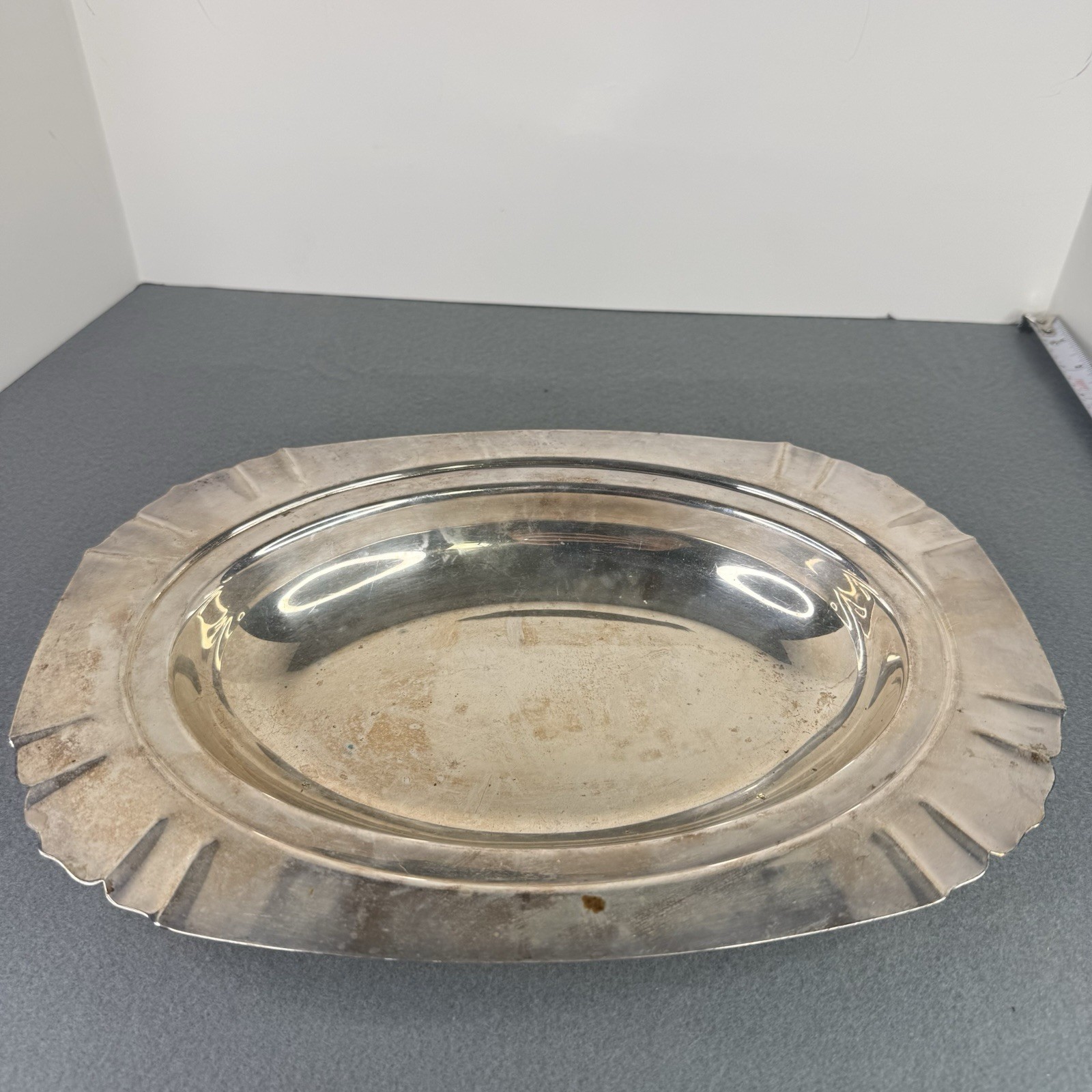 Vintage WM Rogers Silver Serving Platter Plate Vintage WM Rogers Silver Serving Platter Plate