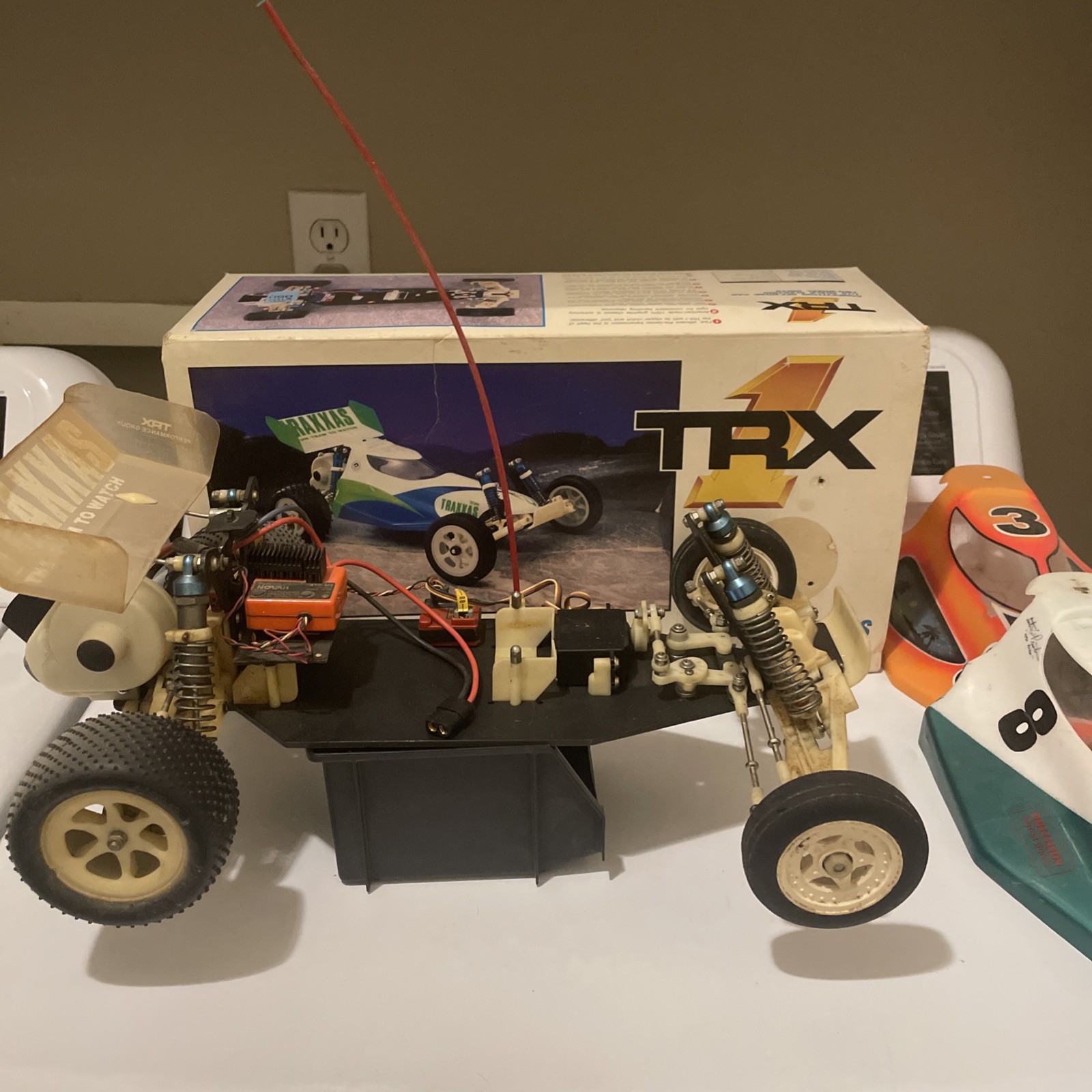 Rare Vintage Traxxas TRX-1 TRX1 RC Car with original box Rare Vintage Traxxas TRX-1 TRX1 RC Car with original box