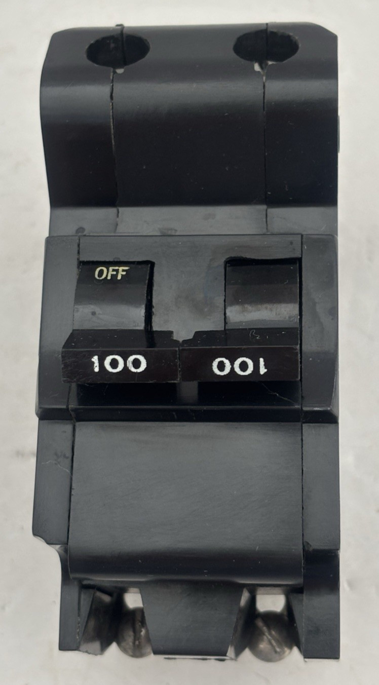 Federal Pacific FPE 2 Pole 100 Amp 240V Circuit Breaker Federal Pacific FPE 2 Pole 100 Amp 240V Circuit Breaker
