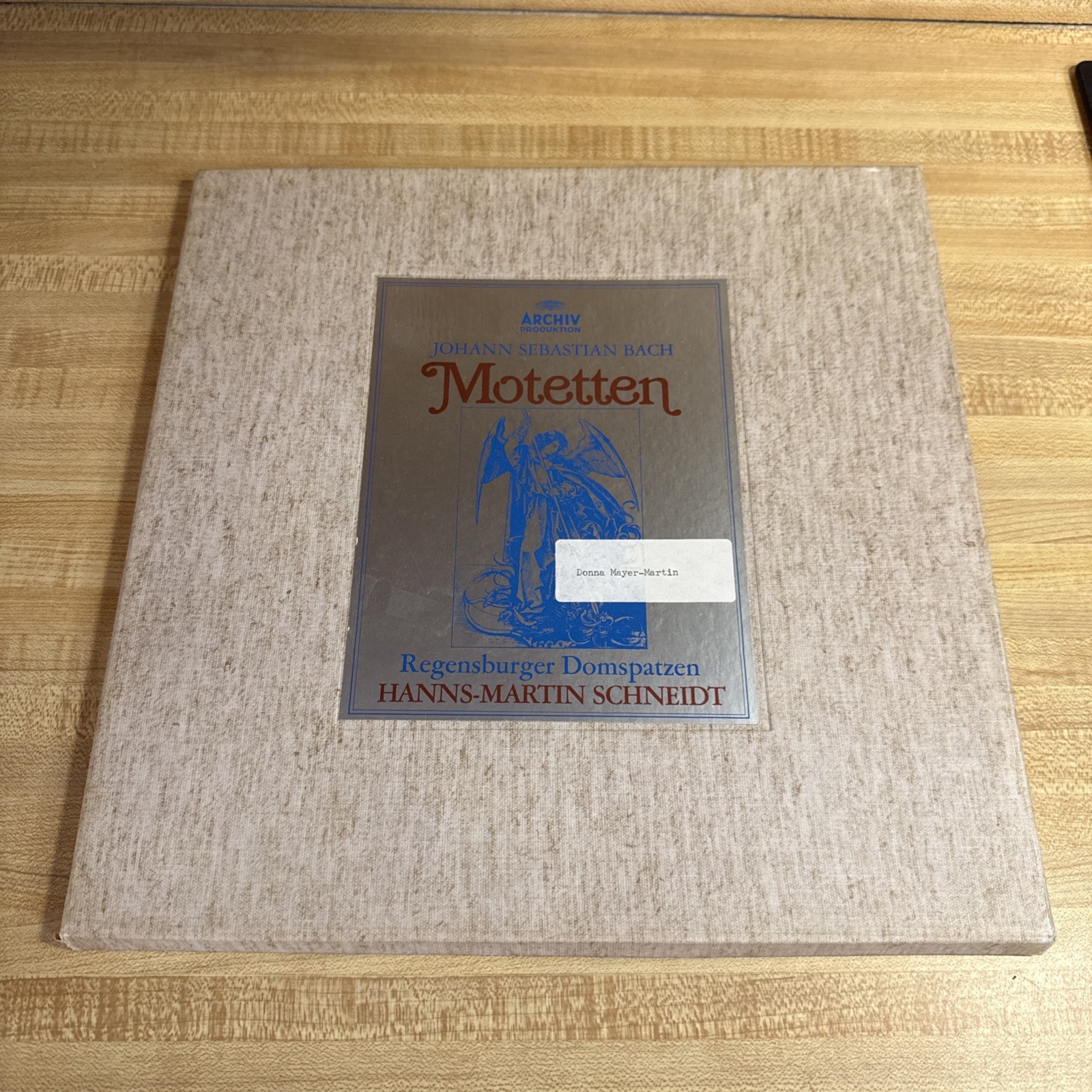 J.S. Bach - Motetten - Schneidt - 2 LP Stereo - Booklet - Archiv Produktion J.S. Bach - Motetten - Schneidt - 2 LP Stereo - Booklet - Archiv Produktion