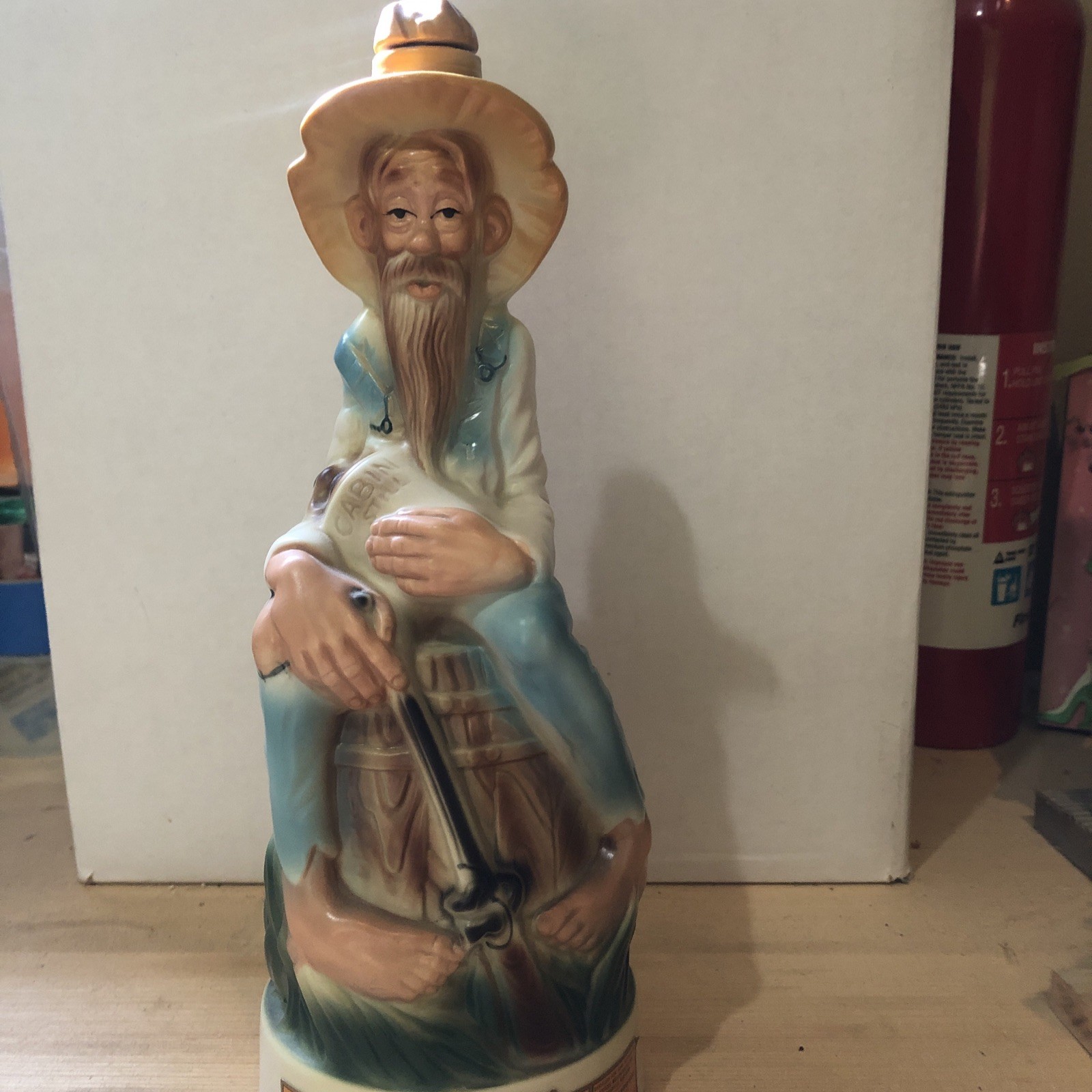Vintage 1969 Old Cabin Still Hillbilly Decanter Stitzel-Weller
