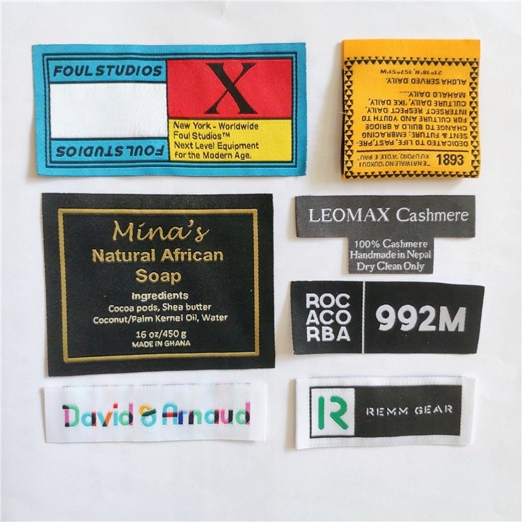 Custom Woven Labels 1000 pcs Personalized Clothing Tags | Fabric T shirt Lables