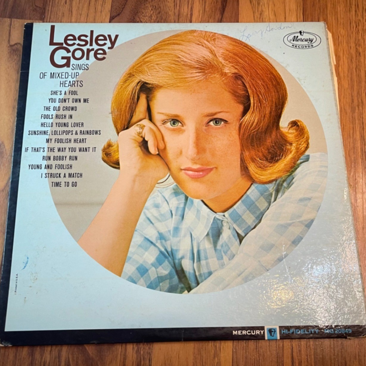 Lesley Gore Sings of Mixed-Up Hearts Vinyl LP 1963 Mono Mercury MISMATCH