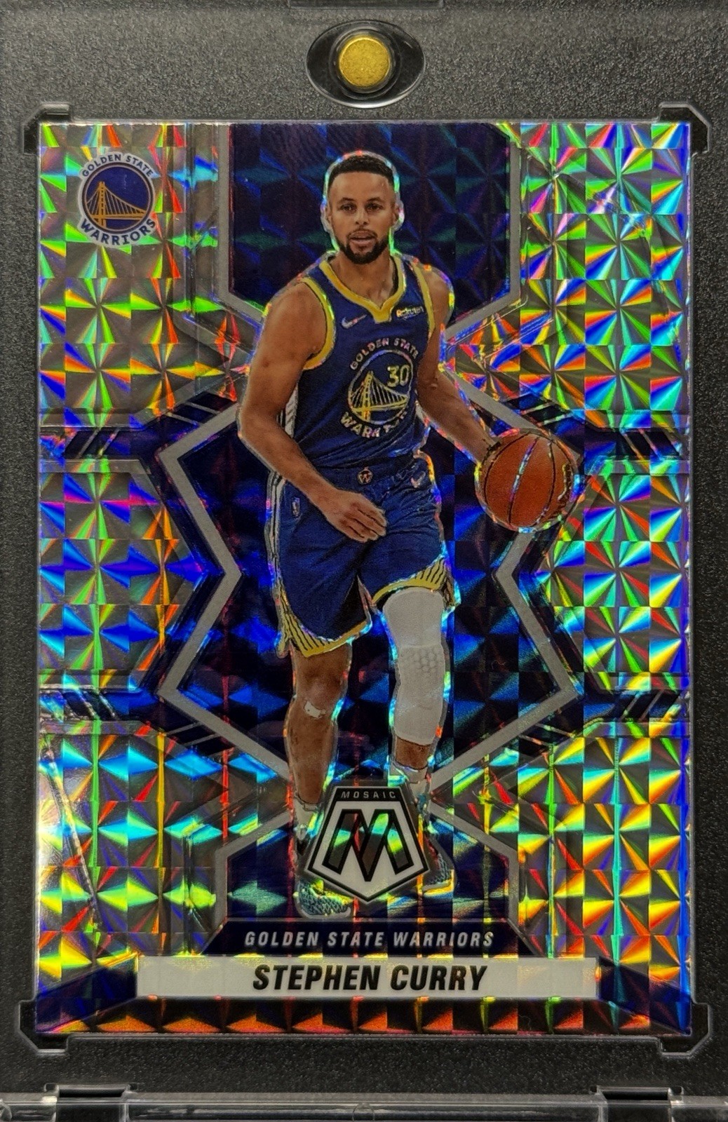STEPHEN CURRY RARE BLUE SILVER REFRACTOR INVESTMENT CARD WARRIORS PANINI MINT STEPHEN CURRY RARE BLUE SILVER REFRACTOR INVESTMENT CARD WARRIORS PANINI MINT