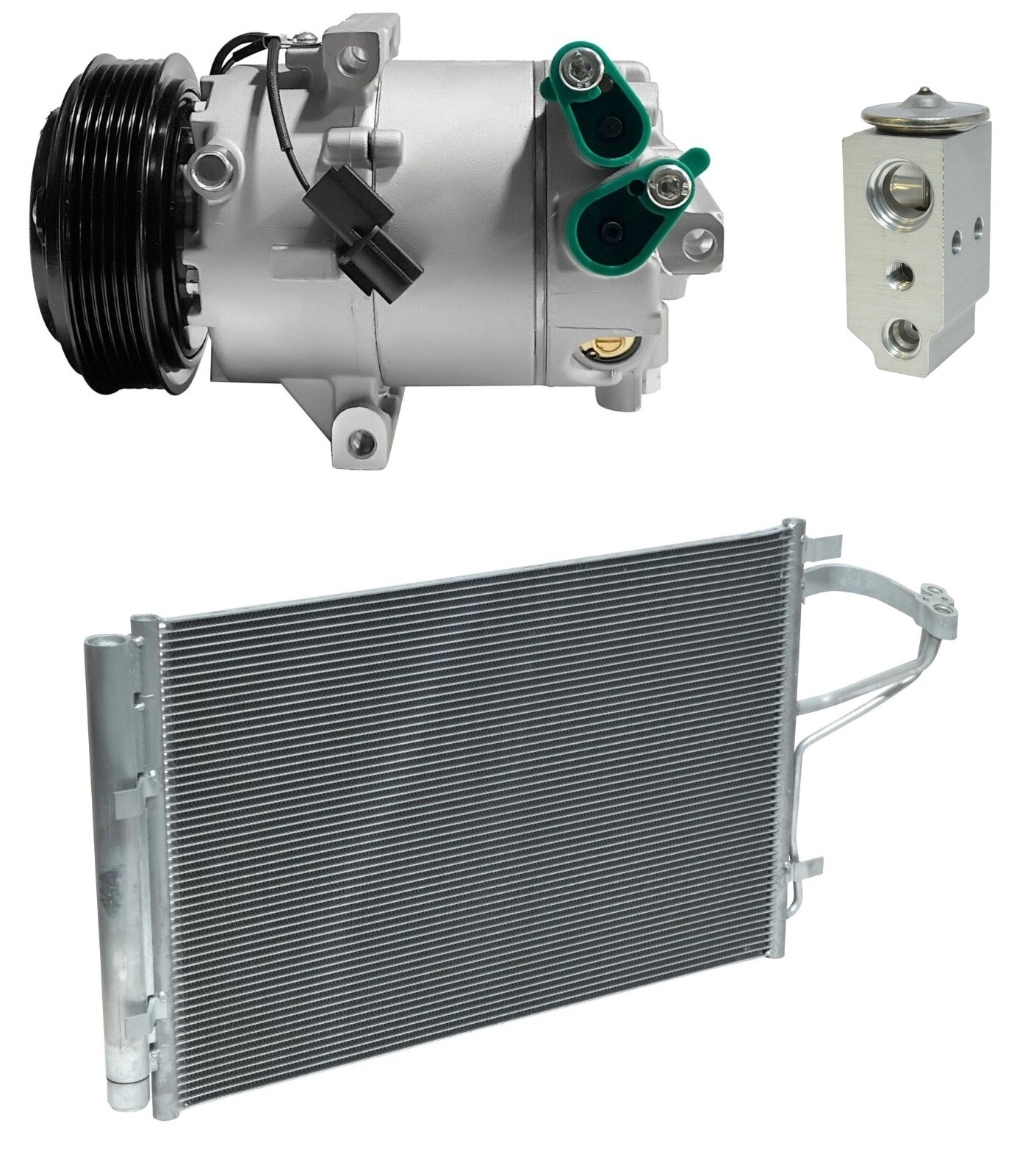 NEW RYC AC Compressor Kit W/ Condenser EI17A-N Fits Hyundai Elantra 1.8L 2013