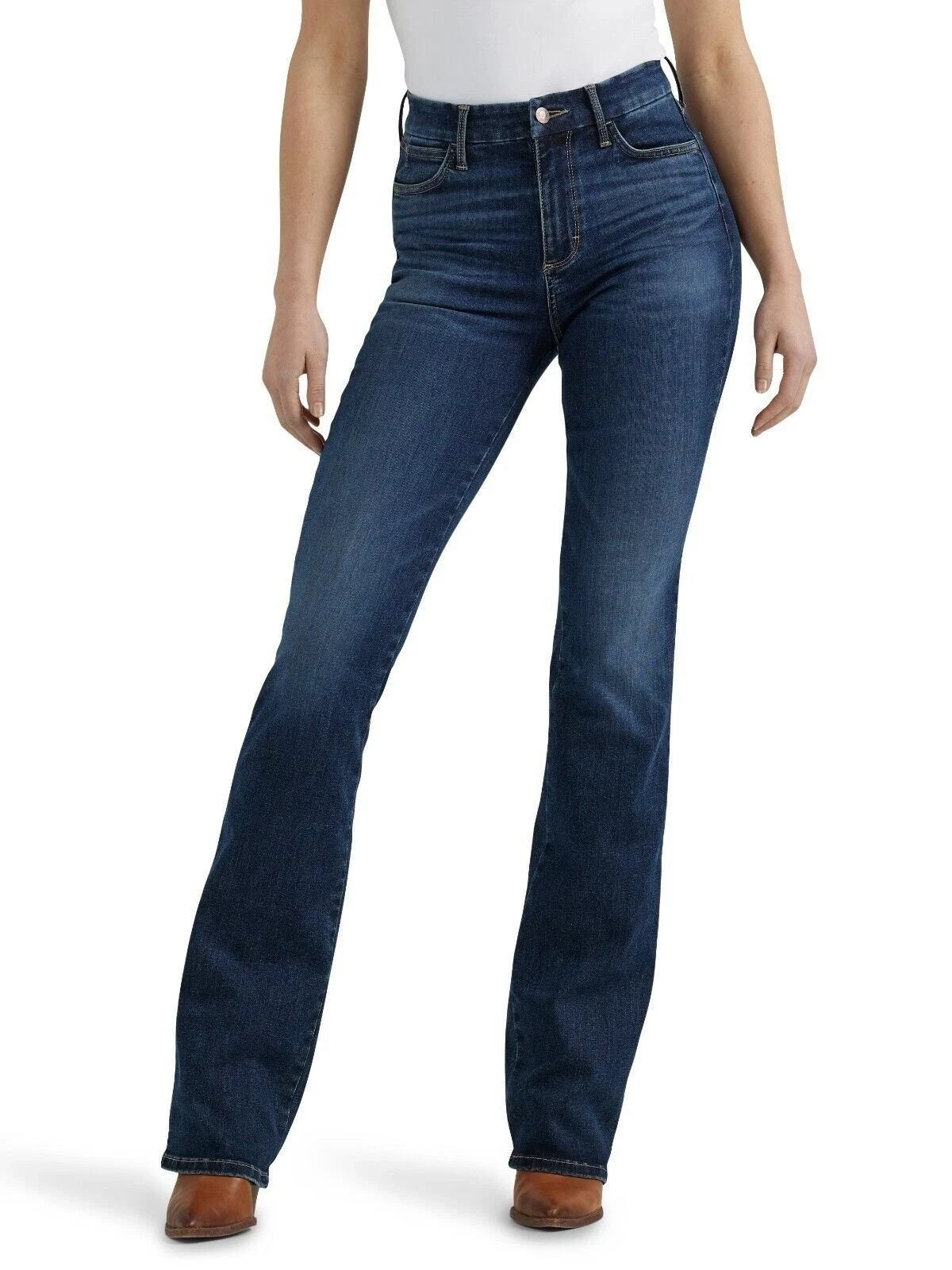 Wrangler Women's Bespoke High Rise Lacey Bootcut Jean Comfort Bottoms Wrangler Women's Bespoke High Rise Lacey Bootcut Jean Comfort Bottoms