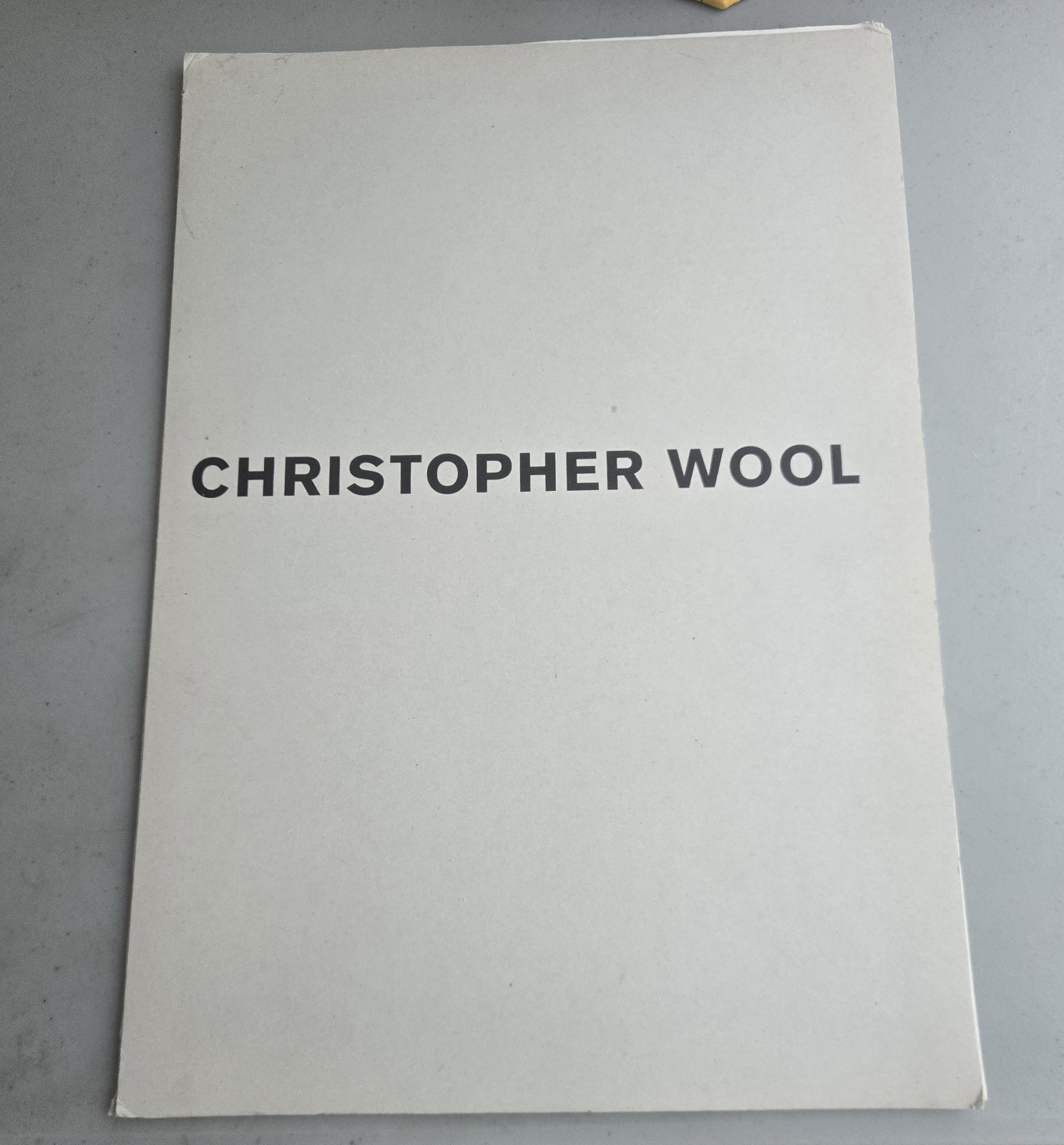 Christopher Wool  11/6/04 - 12/23/04  Luhring Augustine Gallery