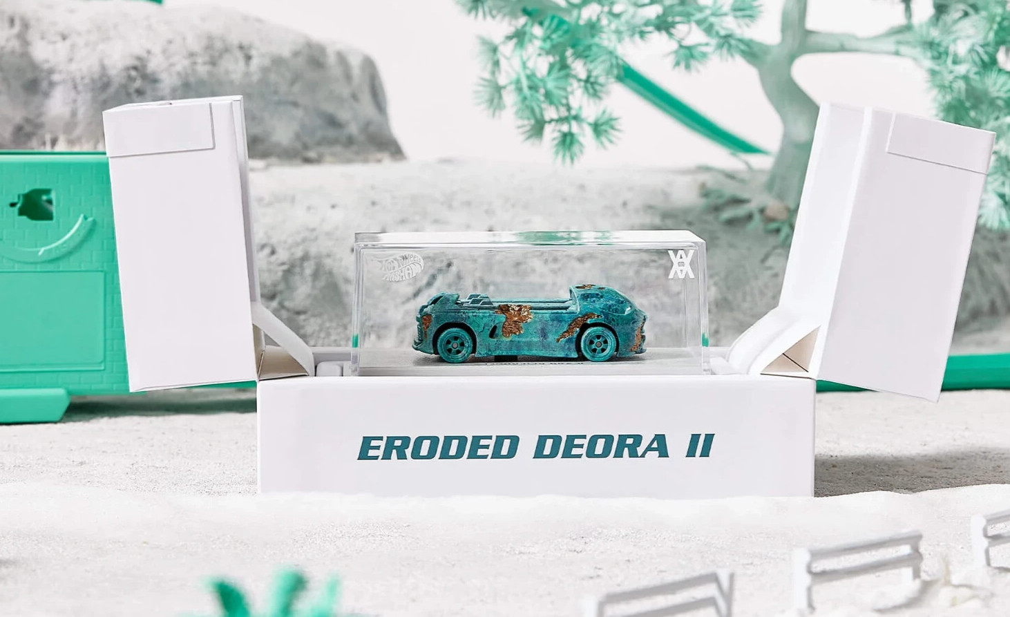 Hot Wheels x Daniel Arsham Eroded Deora II NEW HPJ34 SEALED MATTEL CREATIONS