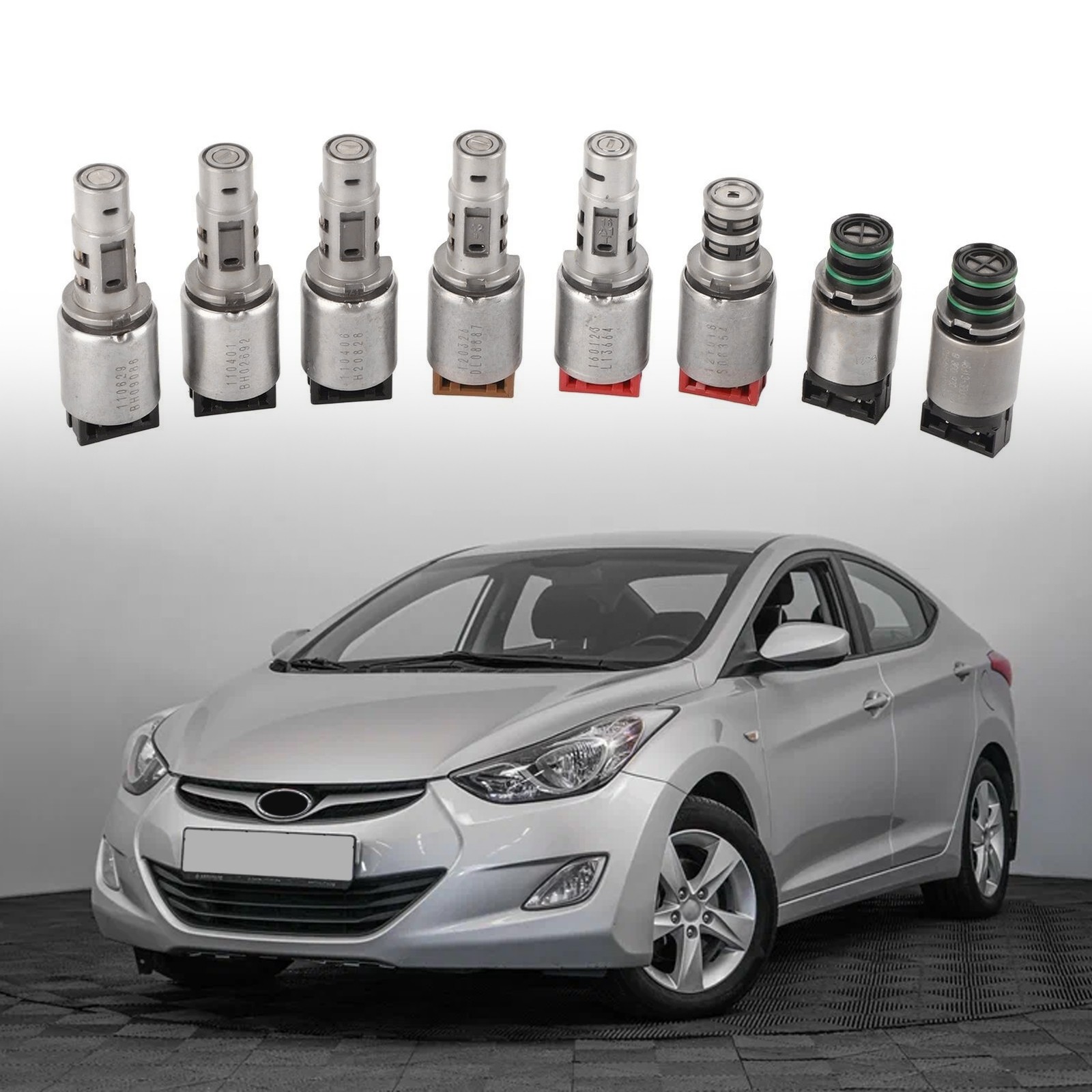 8PCS FOR HYUNDAI KIA A6LF1/2/3 A6MF1/2 CHEVROLET IX35 I30 SOLENOID KIT 6 SPEED