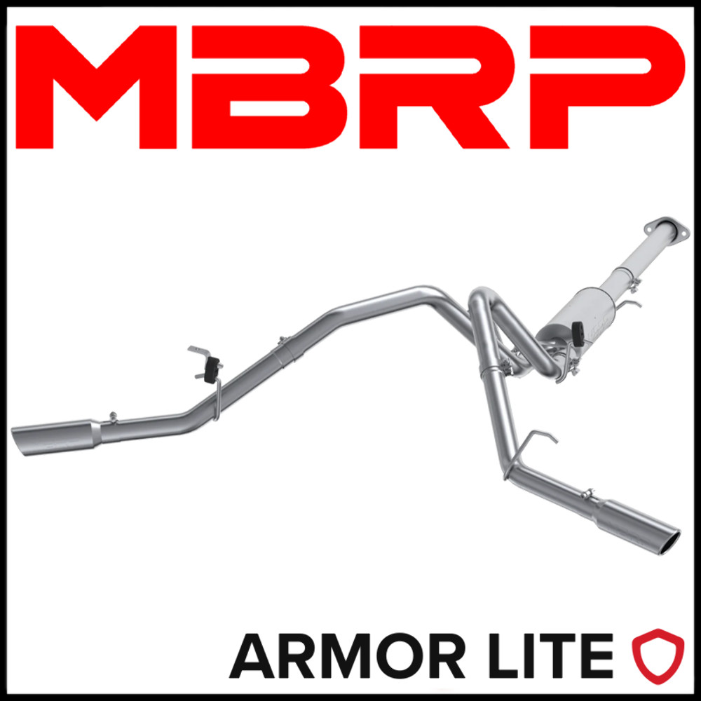 MBRP Armor Lite Cat-Back Exhaust 2007-2008 Silverado Sierra 1500 Crew/Ext Cab V8 MBRP Armor Lite Cat-Back Exhaust 2007-2008 Silverado Sierra 1500 Crew/Ext Cab V8