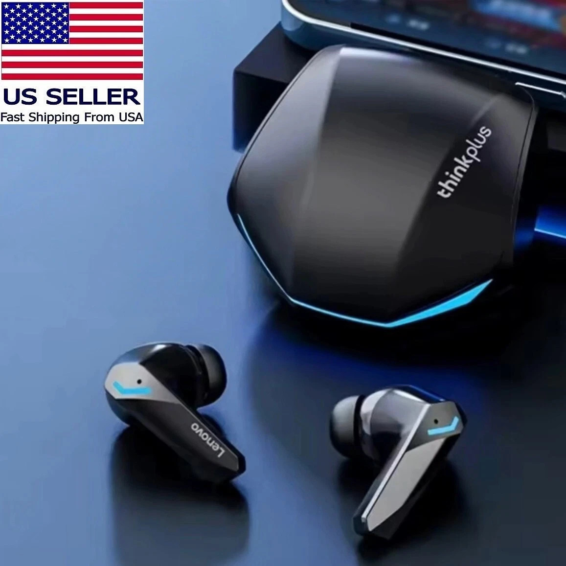 Original GM2 Pro Earbuds 5.3 Bluetooth Earphones Wireless Gaming Headset USA