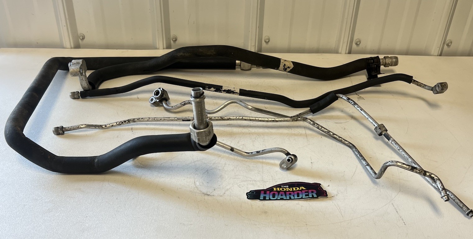 92-95 HONDA CIVIC AIR CONDITIONING AC LINES HOSES PIPES SET OEM
