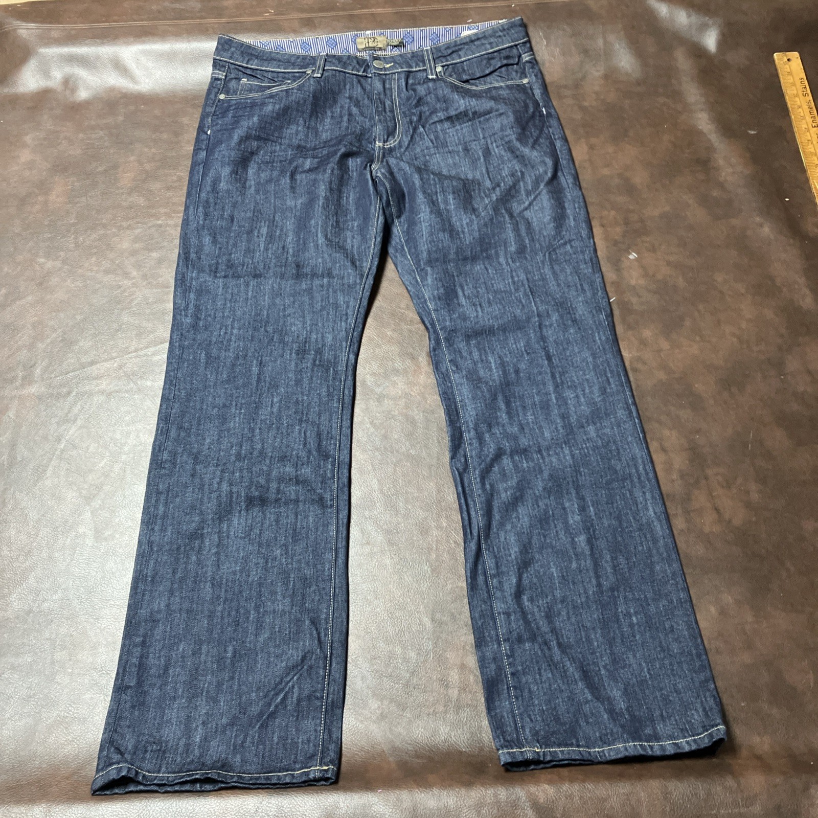 PPD Paige Premium Denim Sz 38 MADE IN USA Doheny Straight VTG Y2K VGC PPD Paige Premium Denim Sz 38 MADE IN USA Doheny Straight VTG Y2K VGC