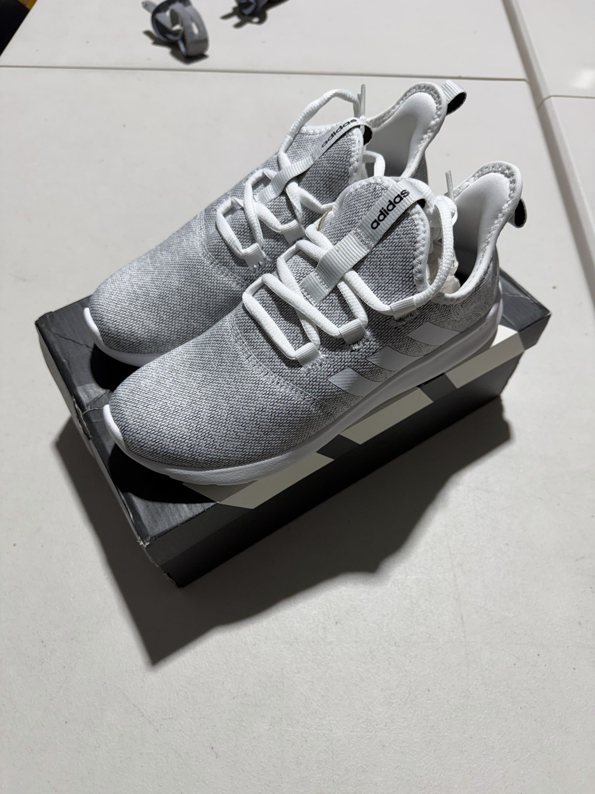 New adidas women Cloudfoam Pure 2.0 Shoes - Cloud White / Core Black Size 8.5 New adidas women Cloudfoam Pure 2.0 Shoes - Cloud White / Core Black Size 8.5