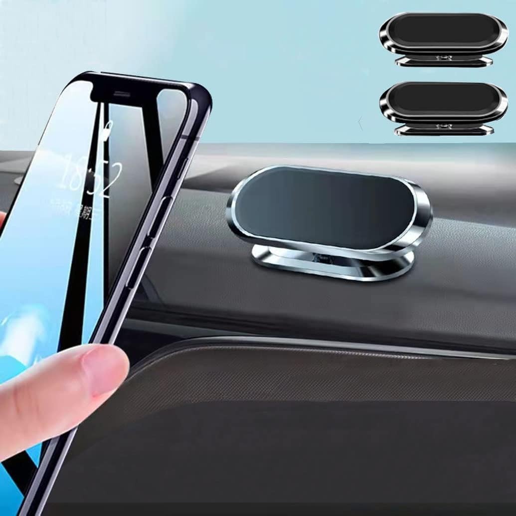 2 Pack Magnetic Car Phone Mount 360° Rotation Dashboard Holder Universal