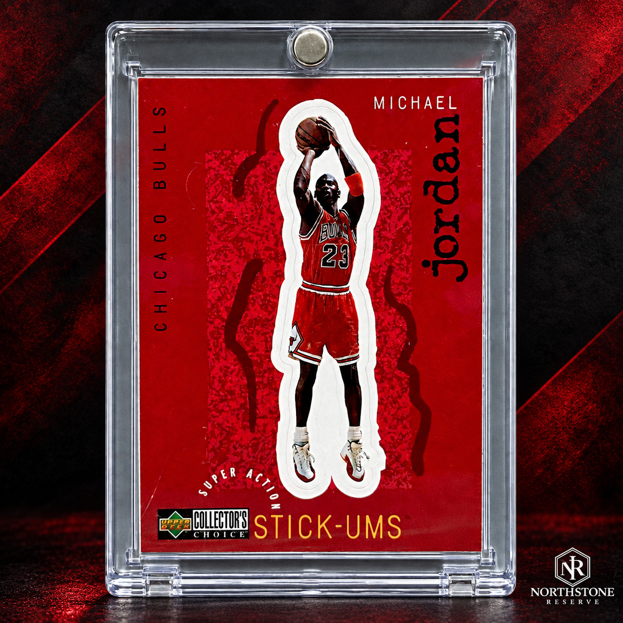 Michael Jordan Card 90\'S RARE INSERT SP AUTHENTIC ORIGINAL BULLS JERSEY #23 NBA