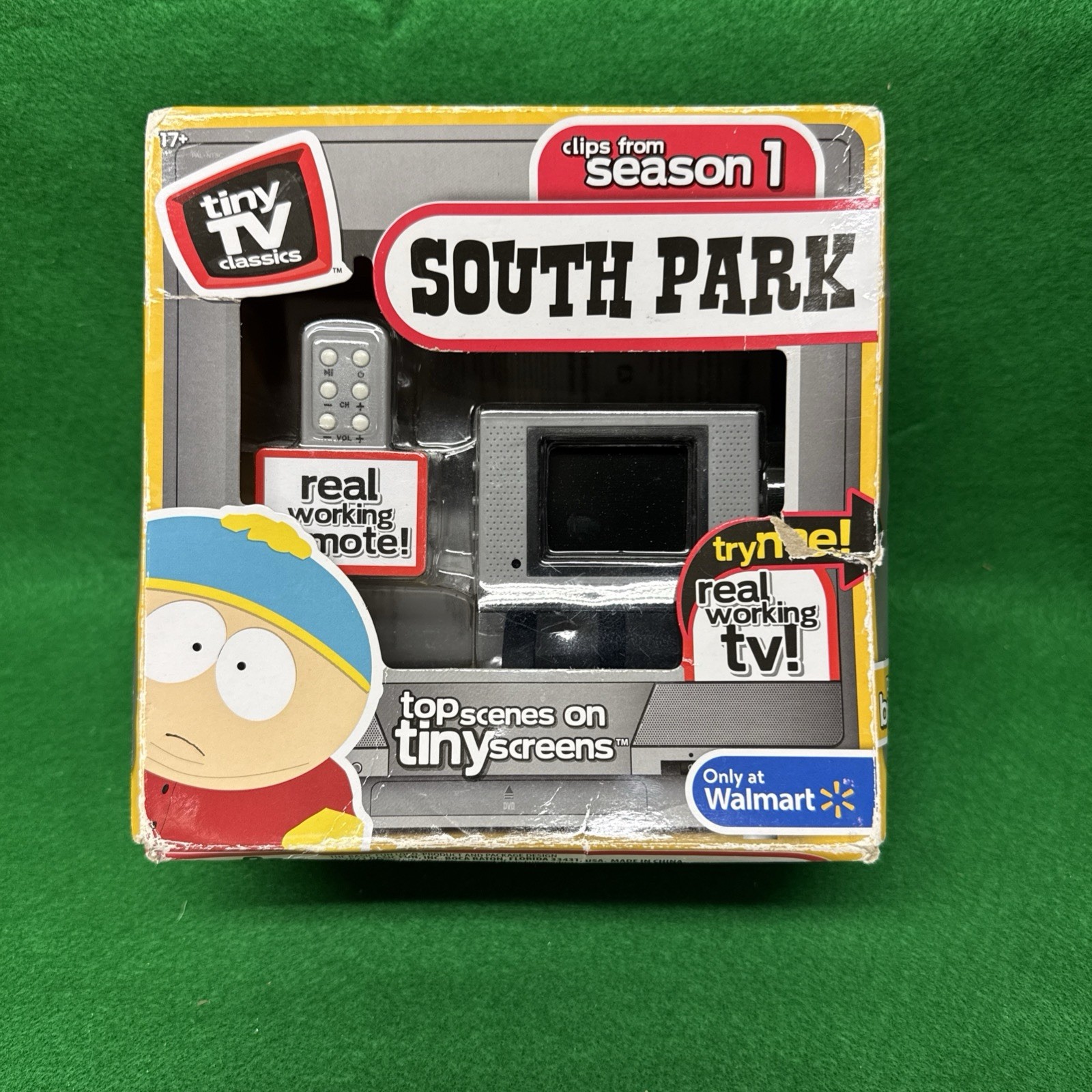 Basic Fun Classics South Park Tiny TV With Remote *opened, Needs Batteries* Basic Fun Classics South Park Tiny TV With Remote *opened, Needs Batteries*