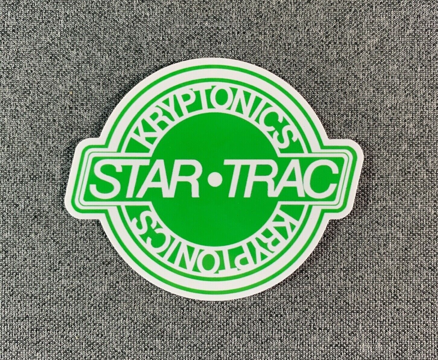 KRYPTONICS STAR-TRAC Wheels Skateboard Sticker 3.25\ KRYPTONICS STAR-TRAC Wheels Skateboard Sticker 3.25\